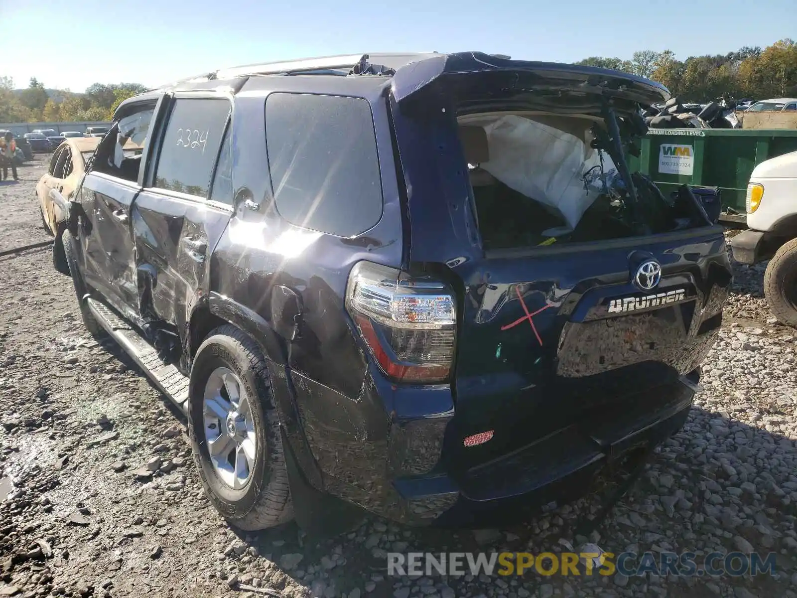 3 Photograph of a damaged car JTEEU5JR3M5250700 TOYOTA 4RUNNER 2021