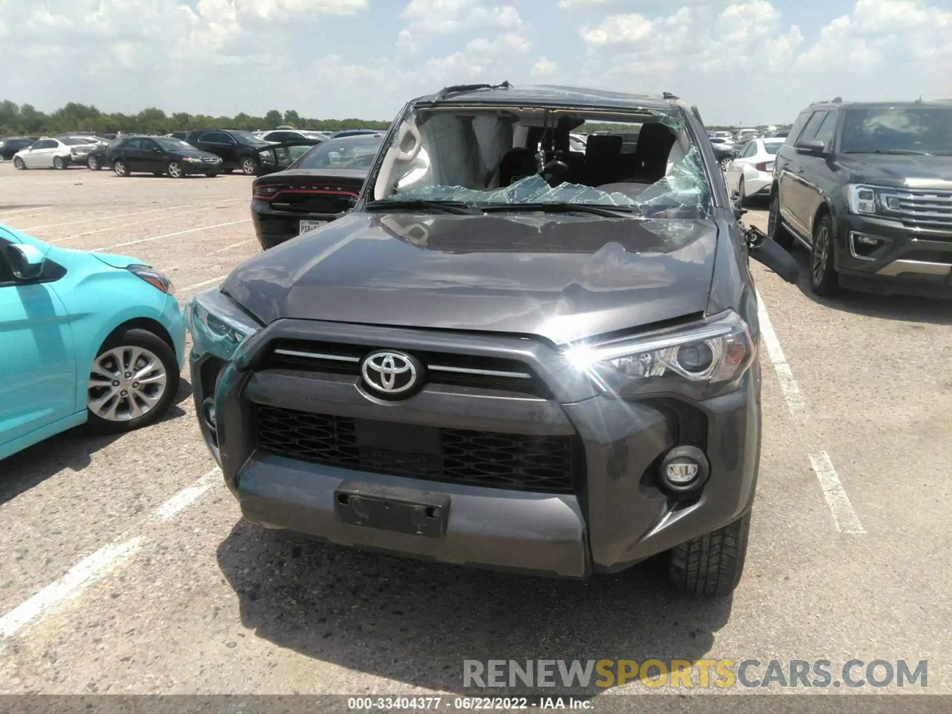 6 Photograph of a damaged car JTEEU5JR4M5230309 TOYOTA 4RUNNER 2021