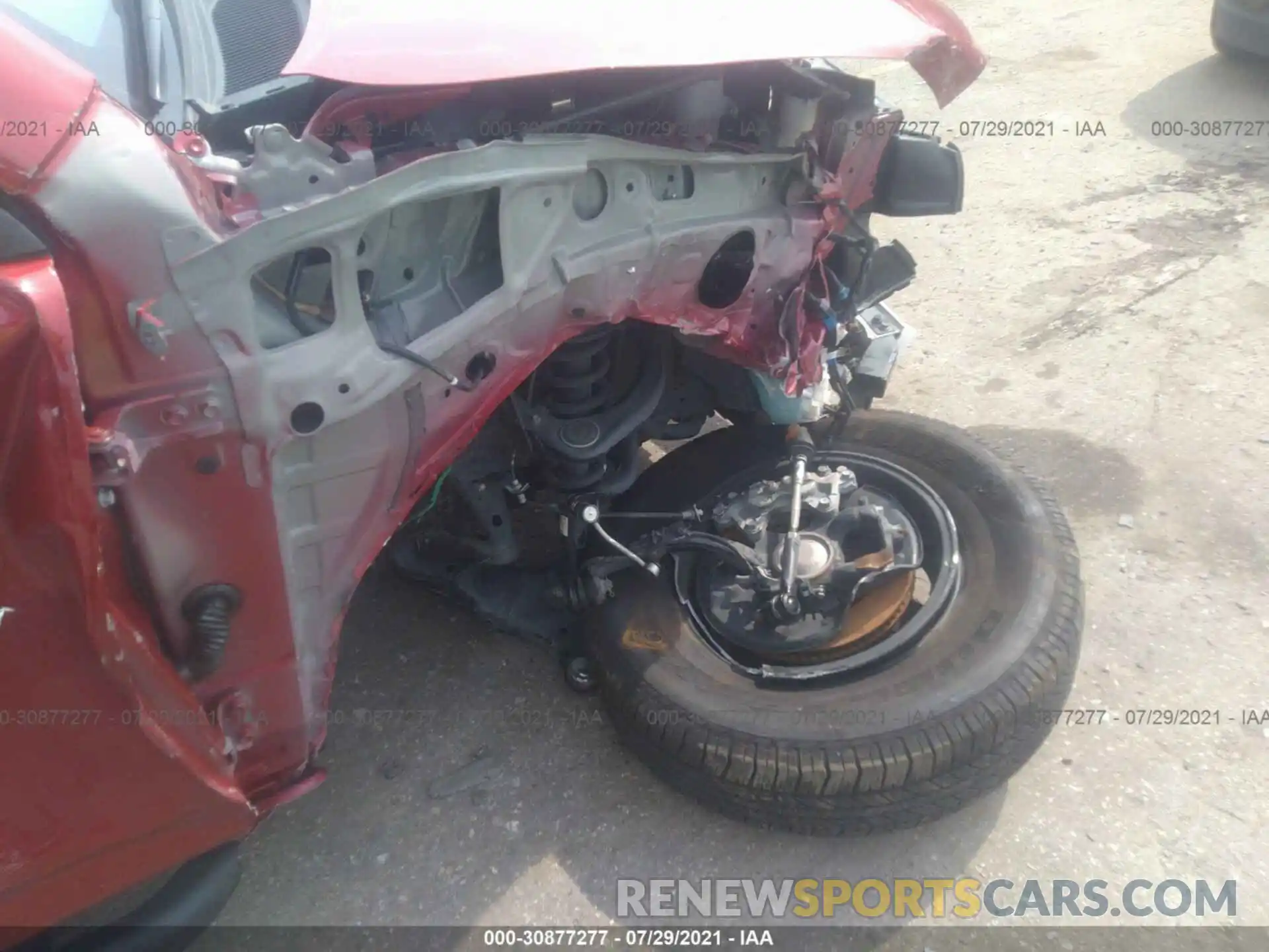 6 Photograph of a damaged car JTEEU5JR4M5235929 TOYOTA 4RUNNER 2021