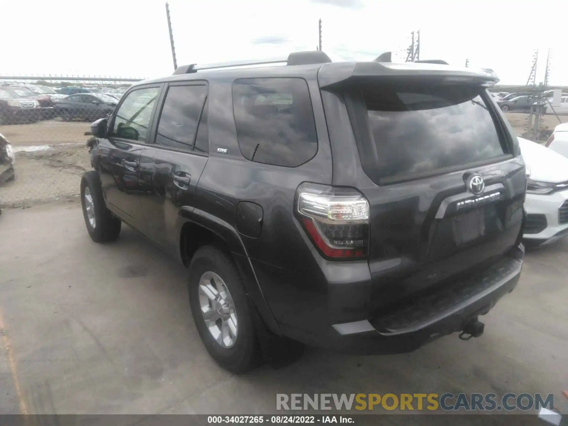 3 Фотография поврежденного автомобиля JTEEU5JR4M5236191 TOYOTA 4RUNNER 2021