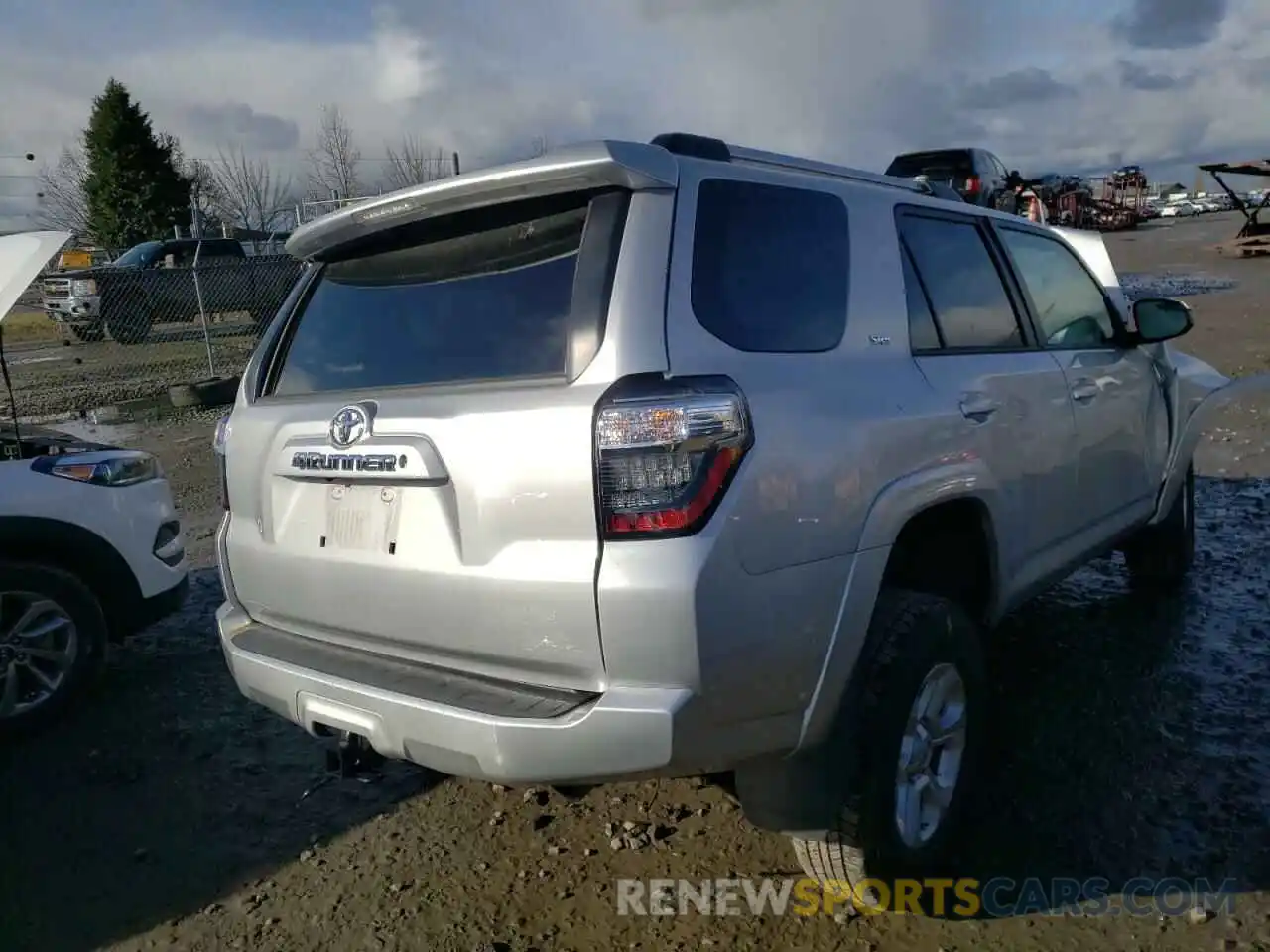 4 Фотография поврежденного автомобиля JTEEU5JR4M5238684 TOYOTA 4RUNNER 2021