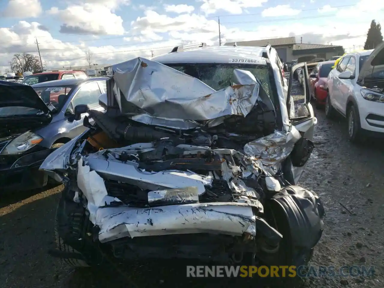 9 Photograph of a damaged car JTEEU5JR4M5238684 TOYOTA 4RUNNER 2021