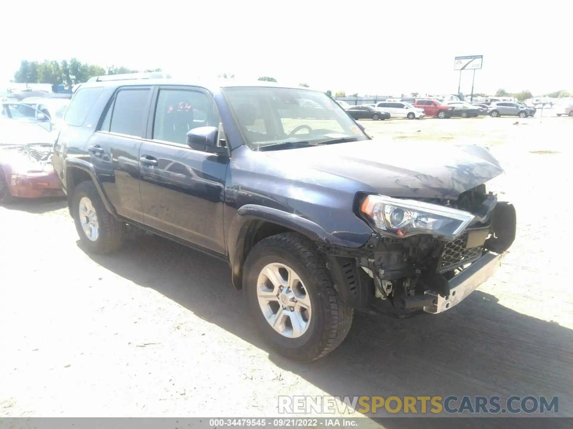 1 Фотография поврежденного автомобиля JTEEU5JR5M5233428 TOYOTA 4RUNNER 2021