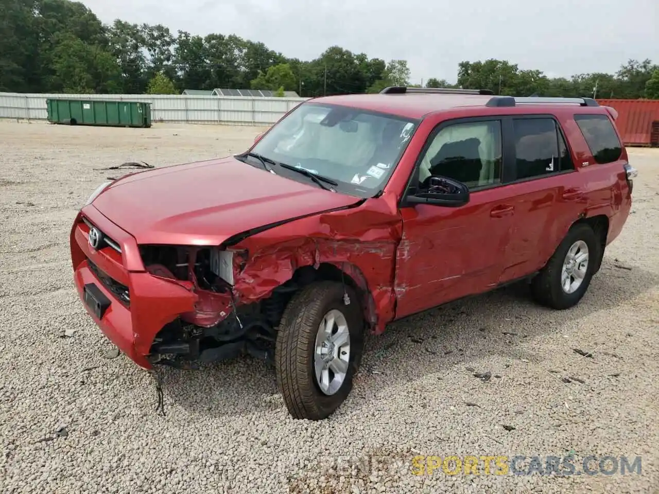 9 Photograph of a damaged car JTEEU5JR5M5240072 TOYOTA 4RUNNER 2021