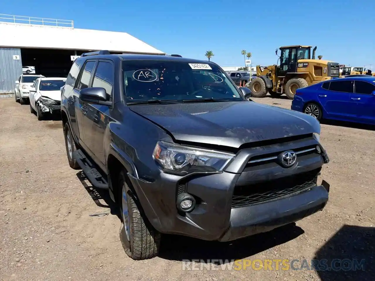 1 Photograph of a damaged car JTEEU5JR6M5230537 TOYOTA 4RUNNER 2021