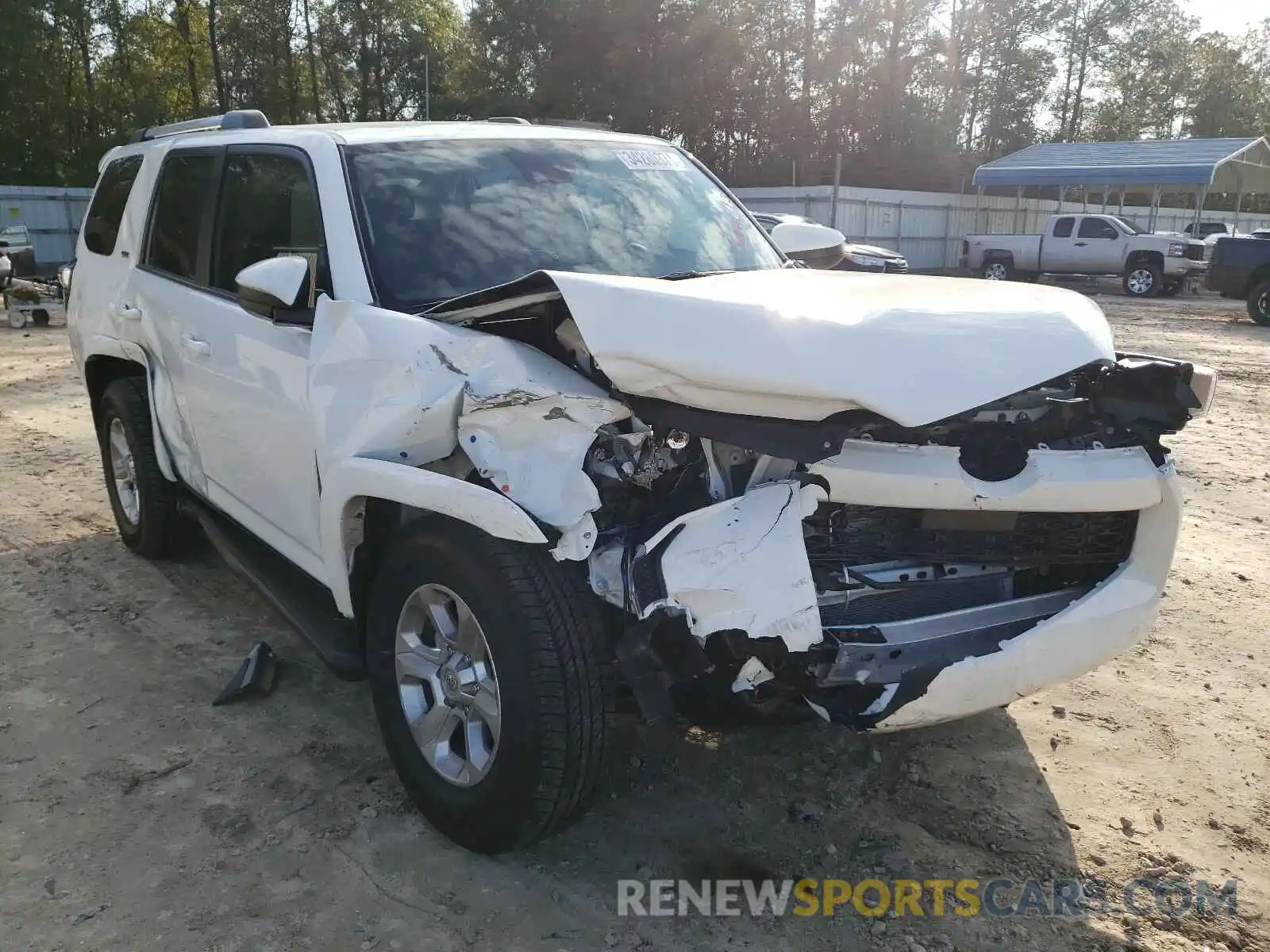 1 Photograph of a damaged car JTEEU5JR6M5233860 TOYOTA 4RUNNER 2021