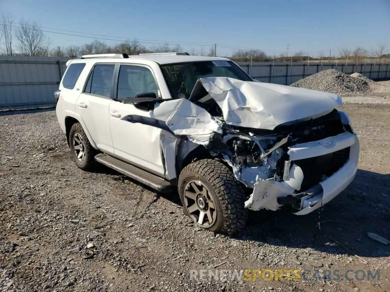 1 Photograph of a damaged car JTEEU5JR6M5237049 TOYOTA 4RUNNER 2021