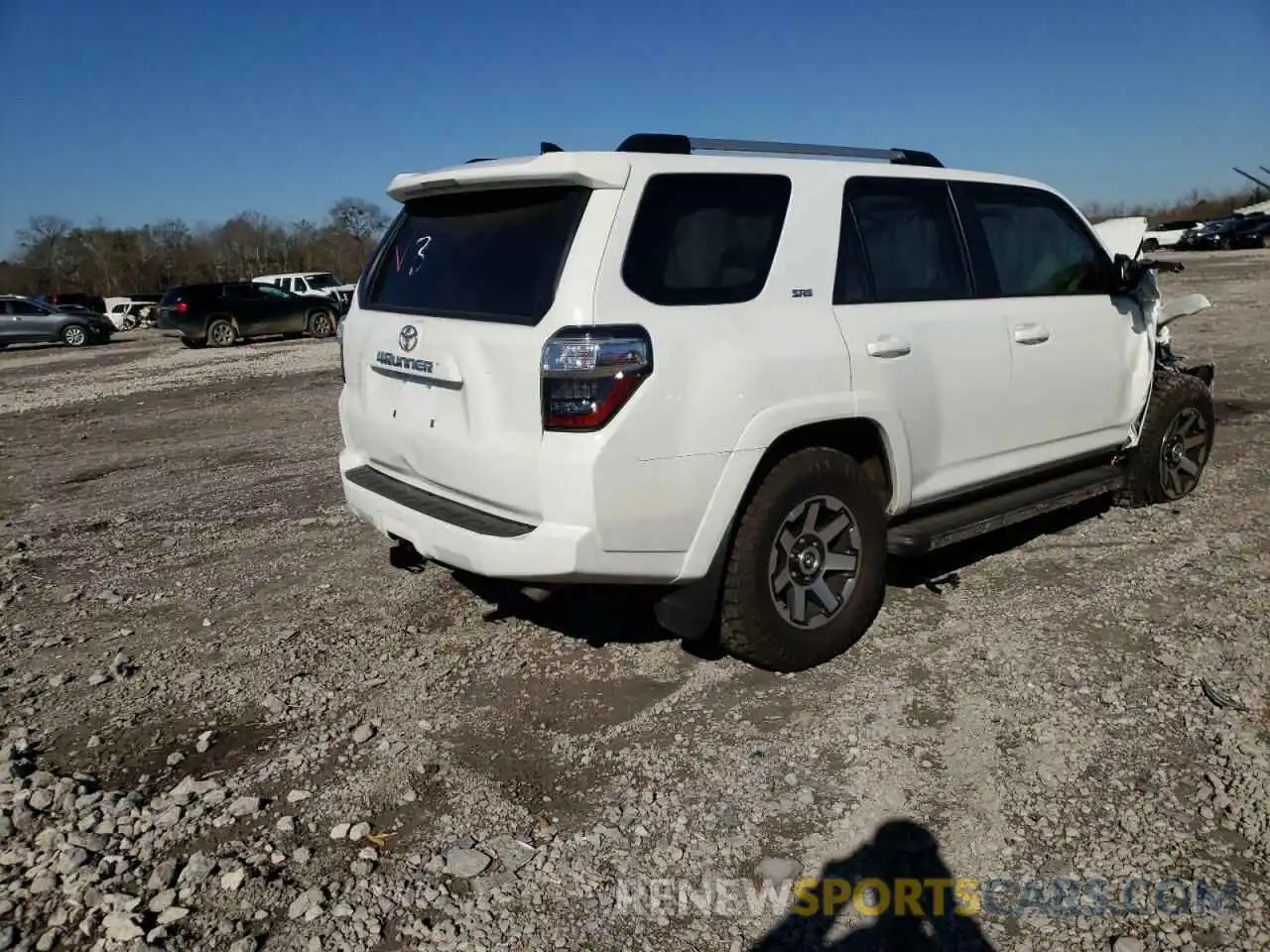 4 Фотография поврежденного автомобиля JTEEU5JR6M5237049 TOYOTA 4RUNNER 2021