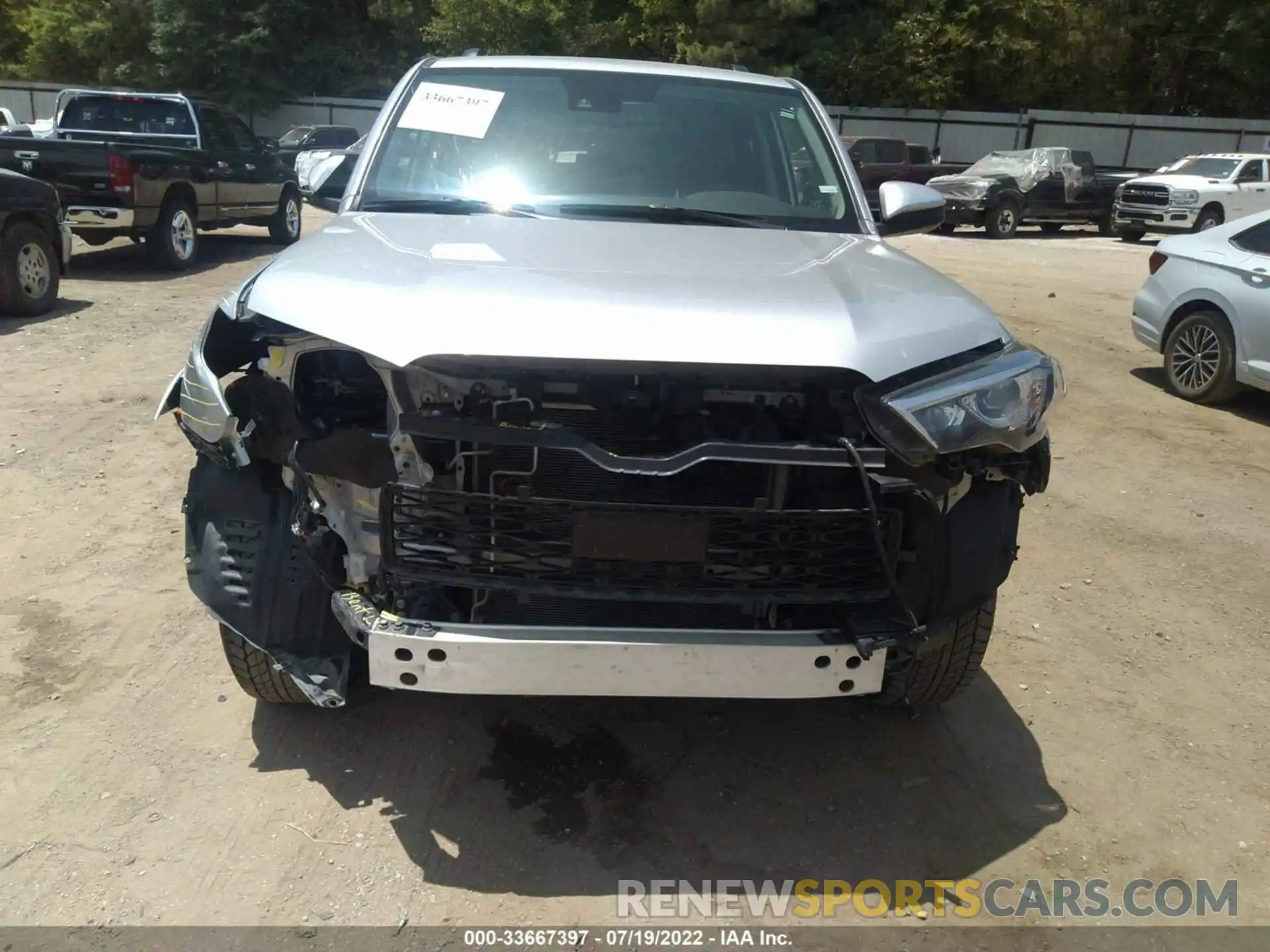 6 Photograph of a damaged car JTEEU5JR6M5238718 TOYOTA 4RUNNER 2021