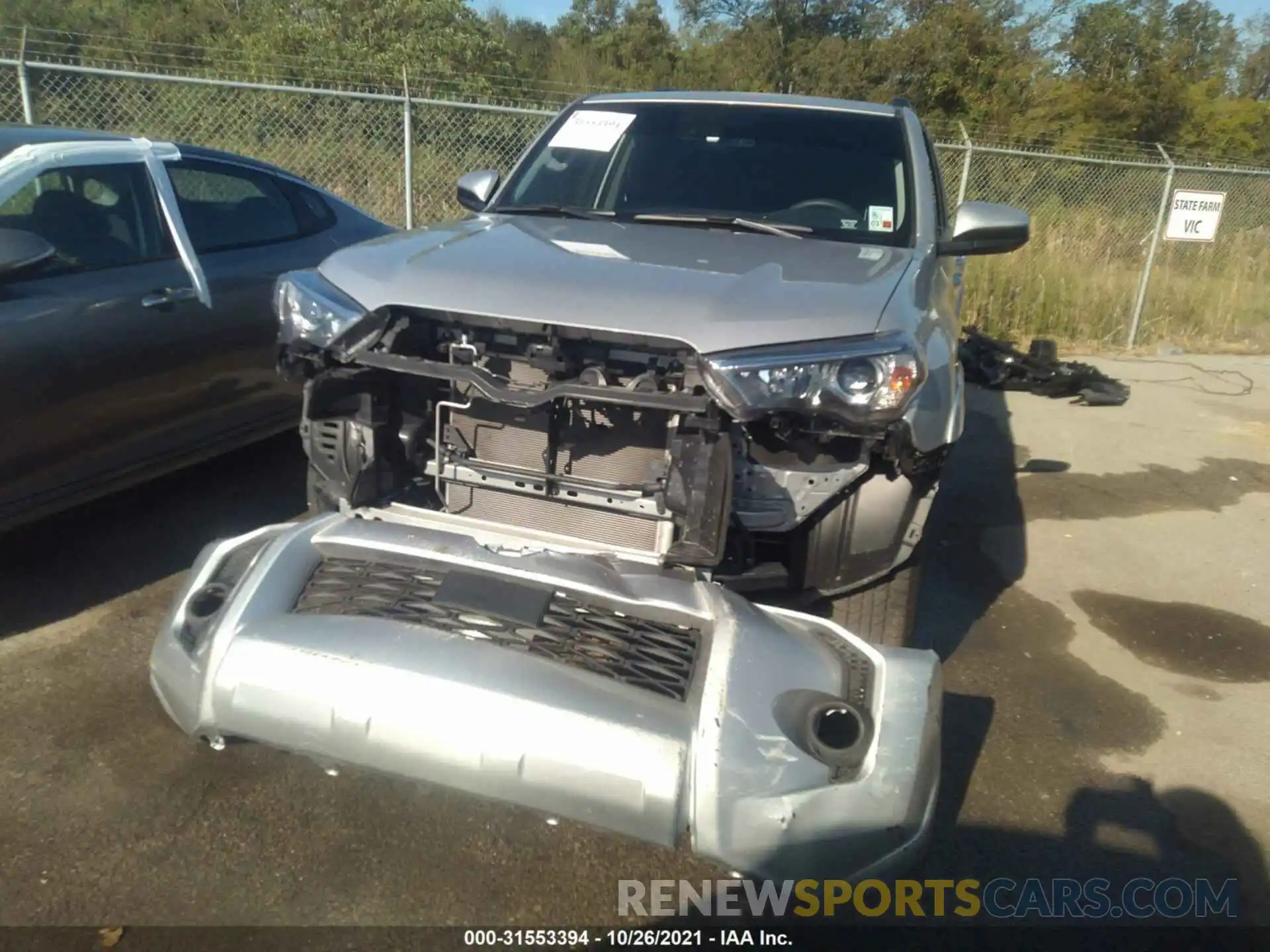 6 Photograph of a damaged car JTEEU5JR6M5240193 TOYOTA 4RUNNER 2021