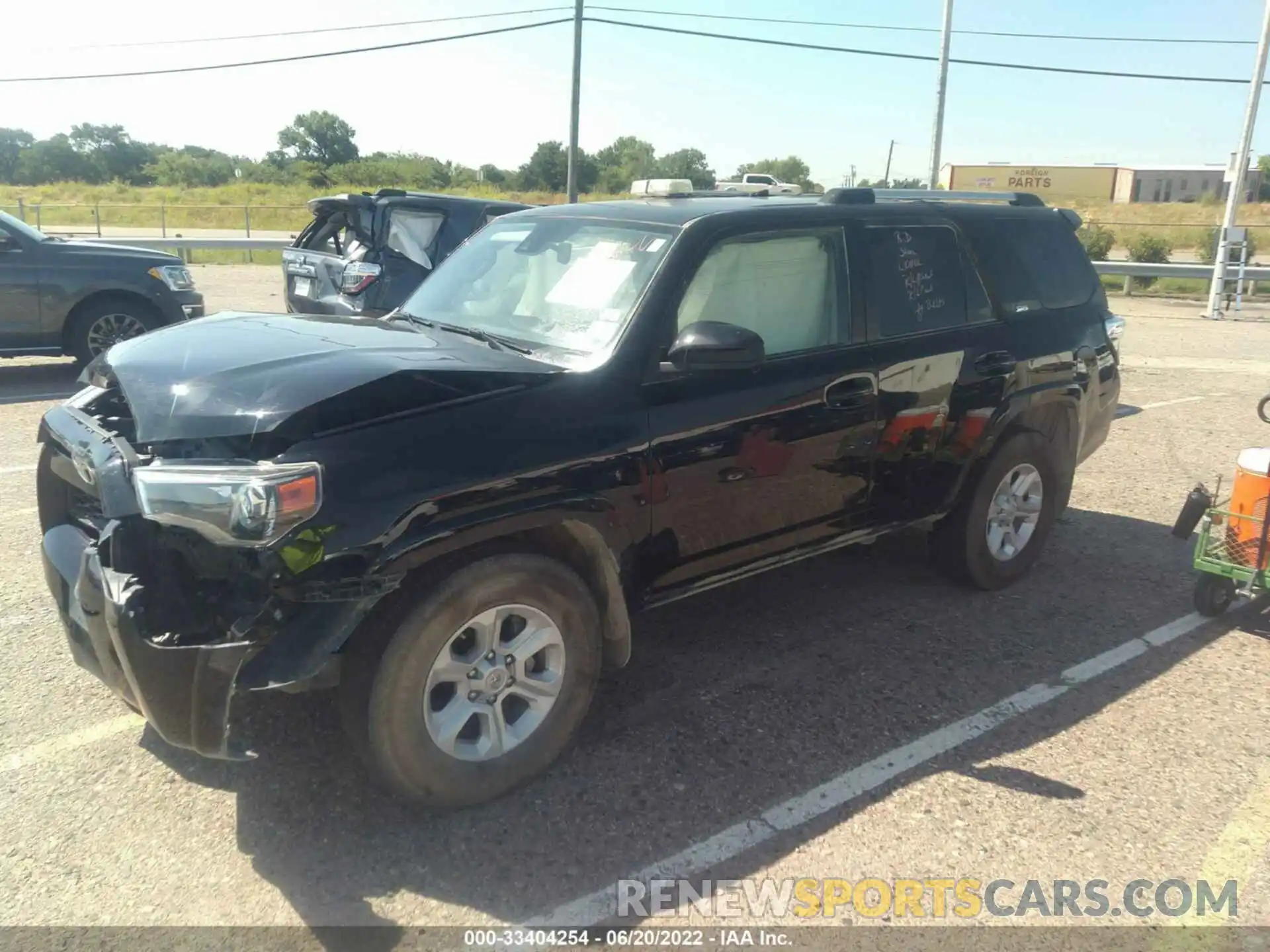 2 Photograph of a damaged car JTEEU5JR7M5230255 TOYOTA 4RUNNER 2021