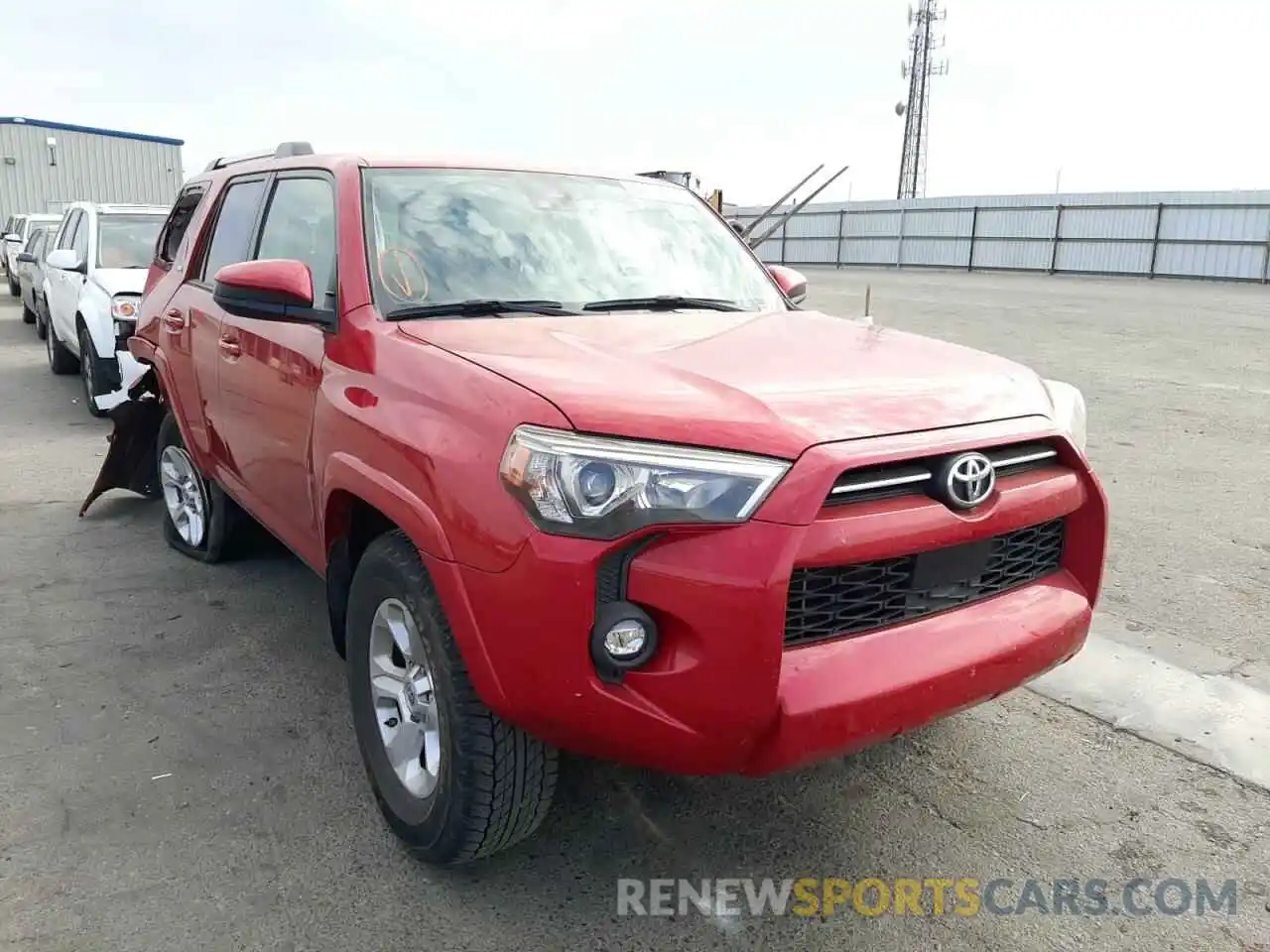 1 Photograph of a damaged car JTEEU5JR7M5234953 TOYOTA 4RUNNER 2021