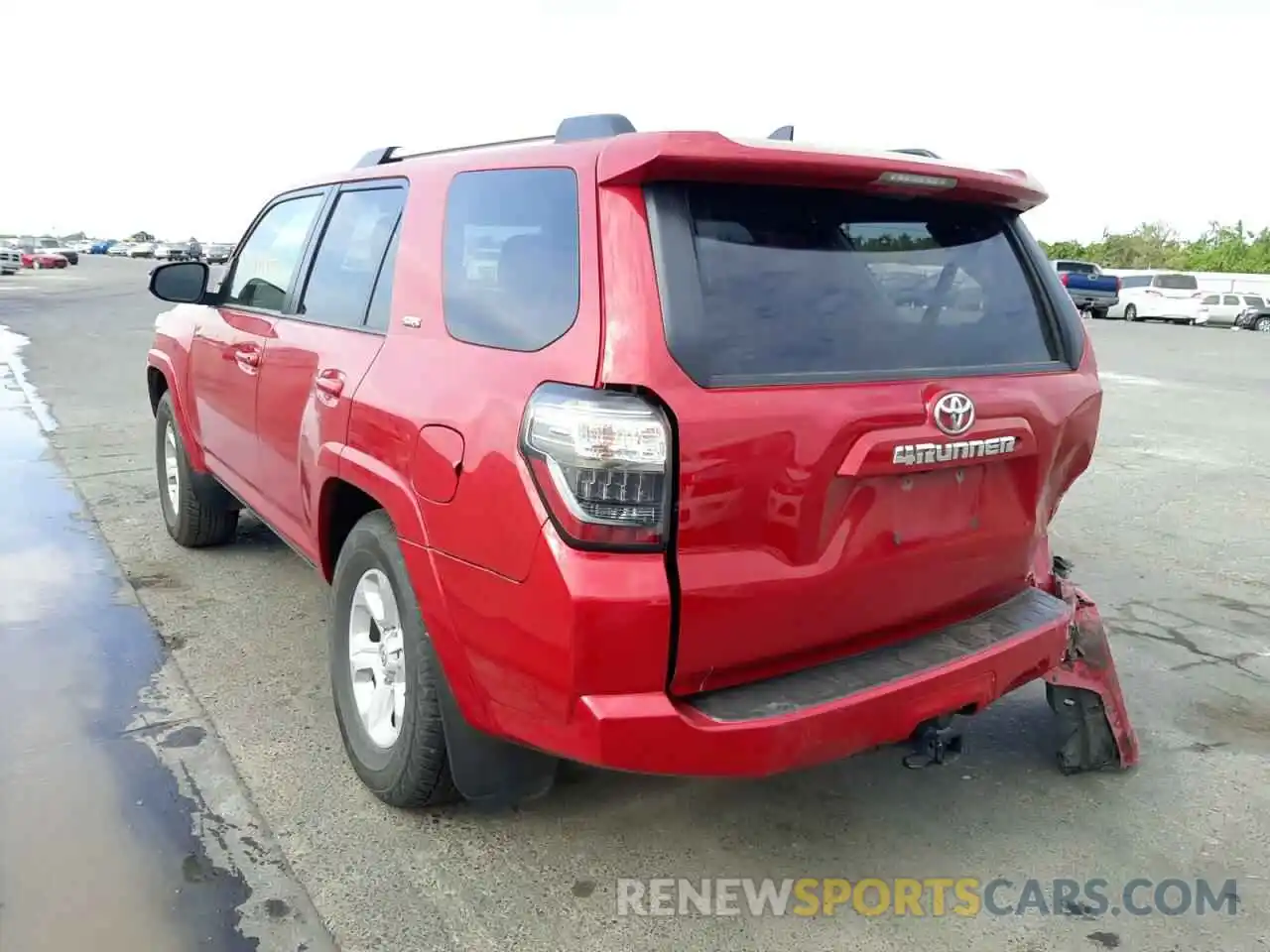 3 Photograph of a damaged car JTEEU5JR7M5234953 TOYOTA 4RUNNER 2021