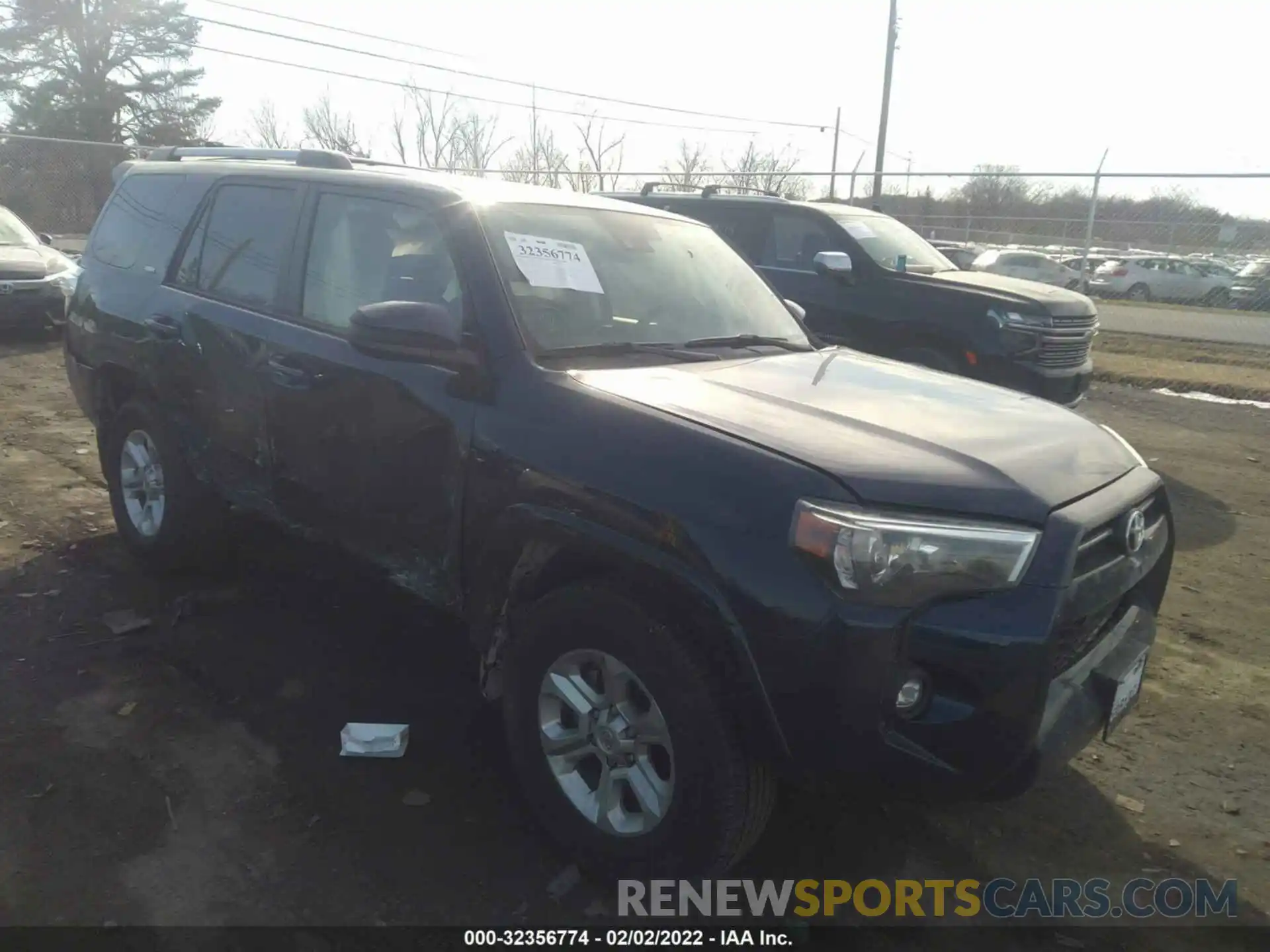 1 Photograph of a damaged car JTEEU5JR7M5245872 TOYOTA 4RUNNER 2021