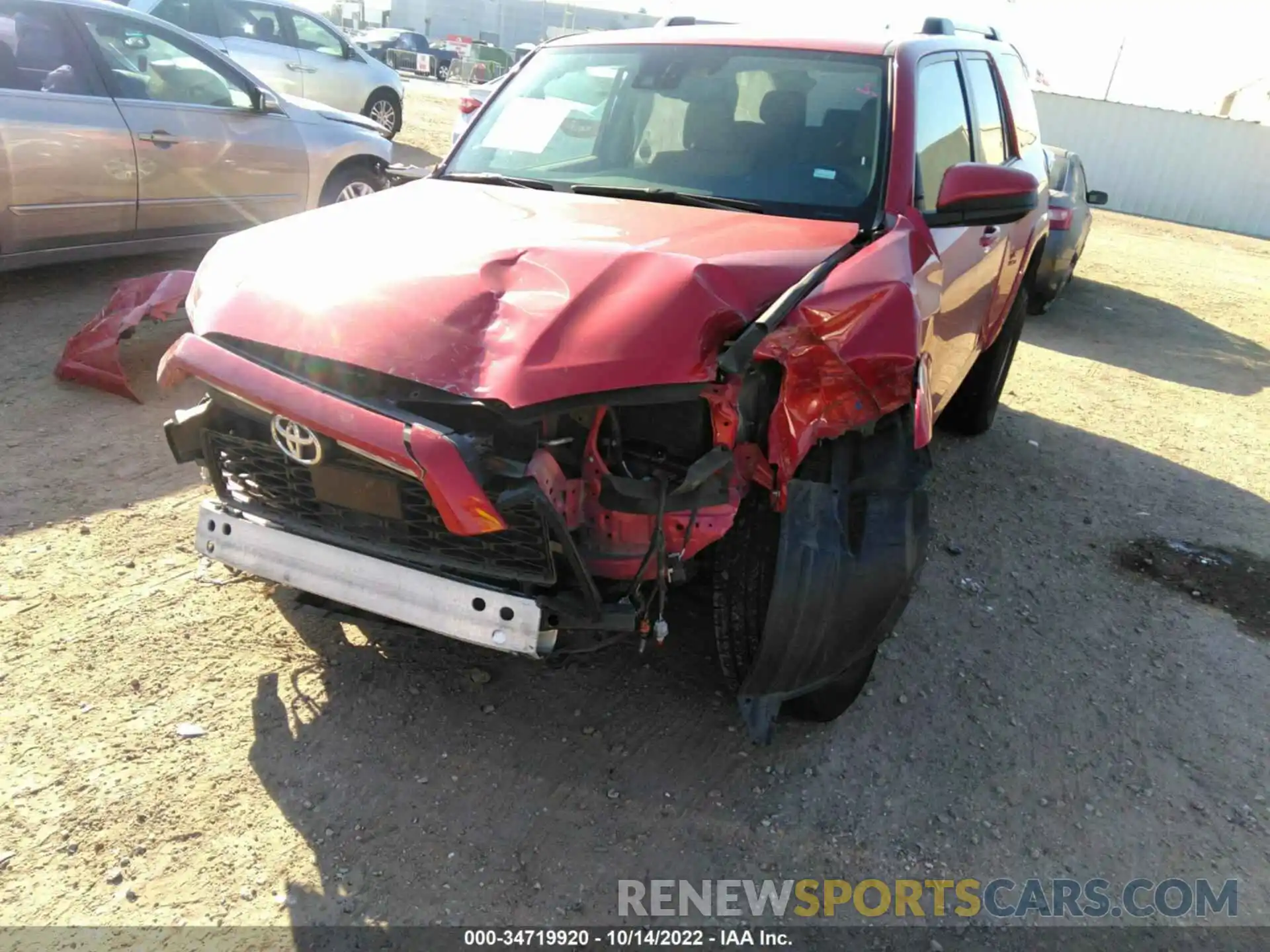 6 Photograph of a damaged car JTEEU5JR8M5229728 TOYOTA 4RUNNER 2021