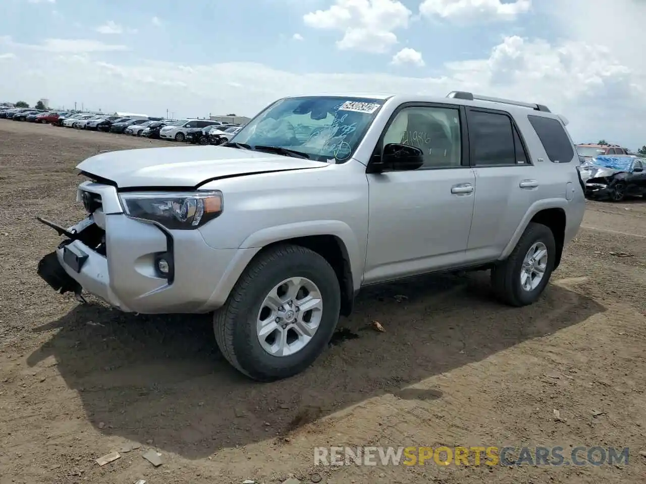 2 Photograph of a damaged car JTEEU5JR9M5238325 TOYOTA 4RUNNER 2021