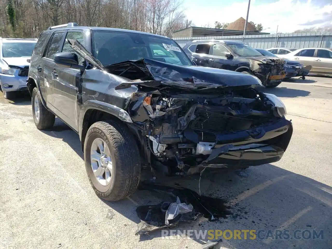 9 Photograph of a damaged car JTEEU5JRXM5231853 TOYOTA 4RUNNER 2021