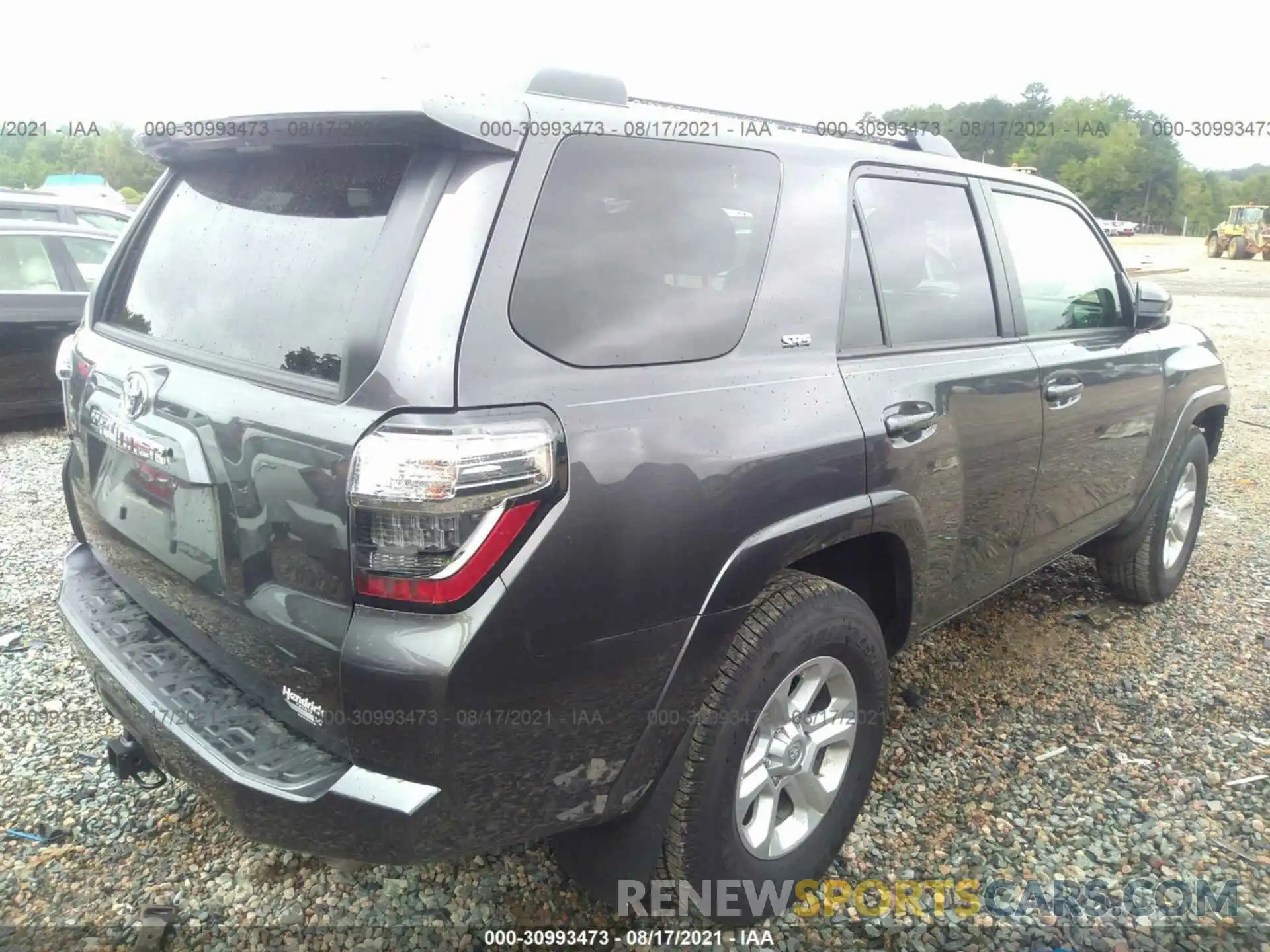 4 Фотография поврежденного автомобиля JTEEU5JRXM5234476 TOYOTA 4RUNNER 2021