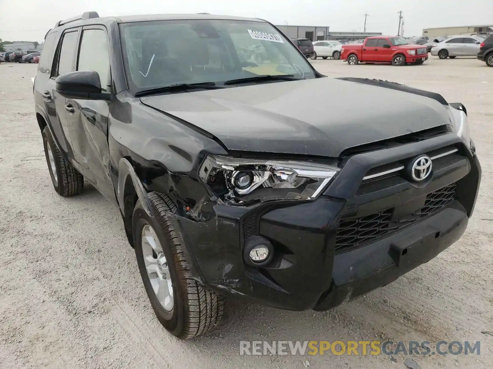 1 Photograph of a damaged car JTEEU5JRXM5234526 TOYOTA 4RUNNER 2021