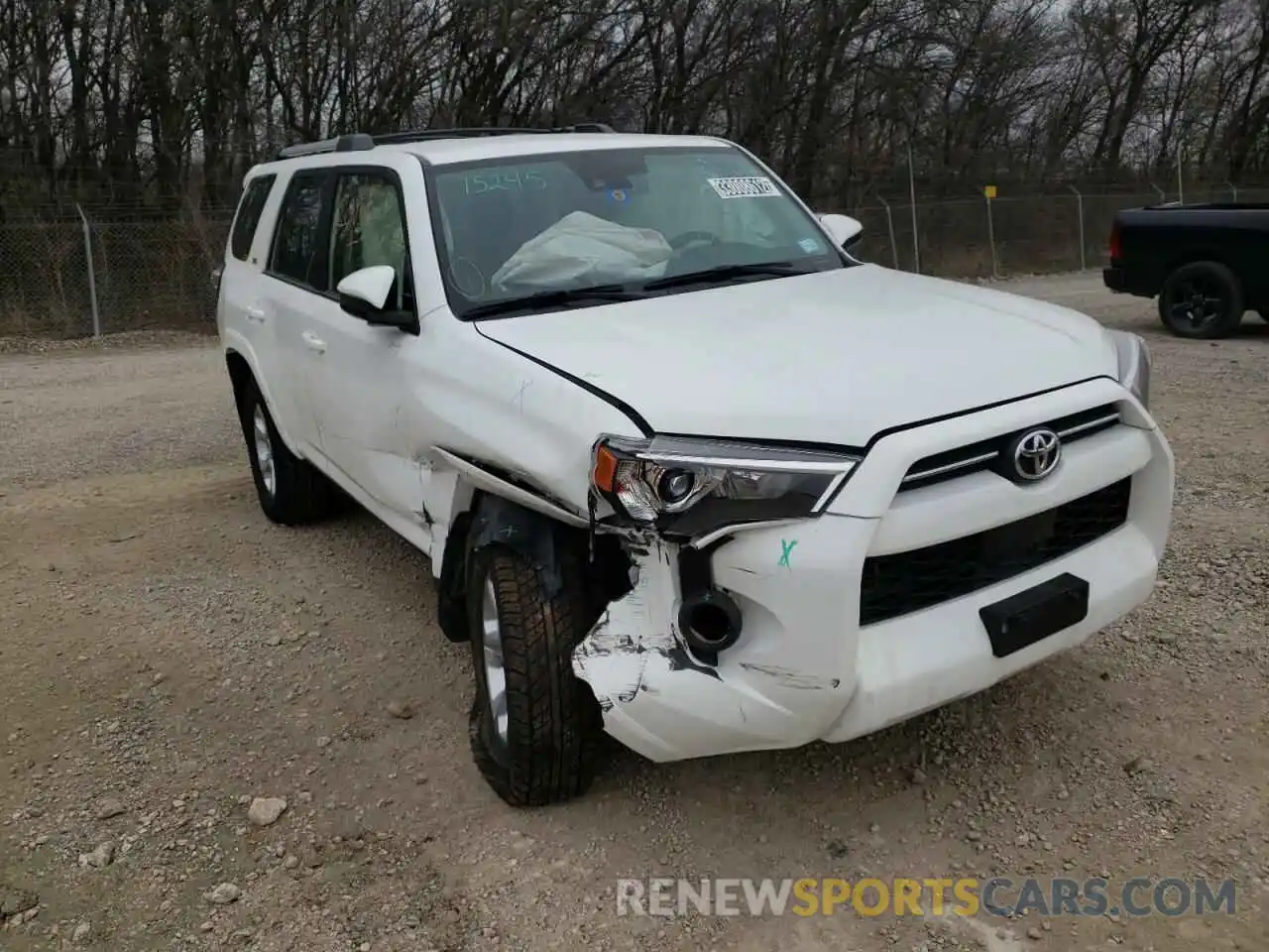 1 Photograph of a damaged car JTEEU5JRXM5235336 TOYOTA 4RUNNER 2021