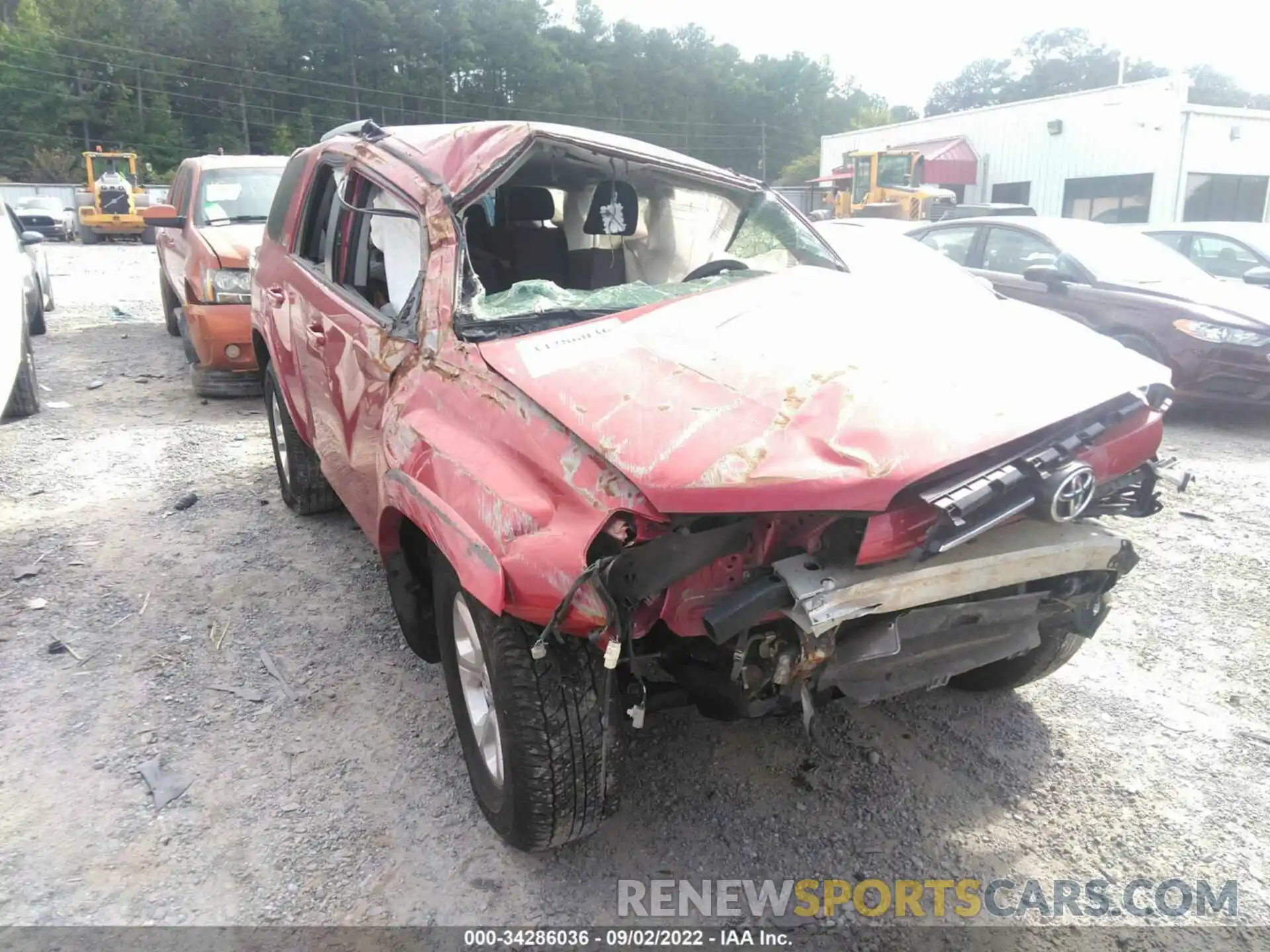 6 Photograph of a damaged car JTEEU5JRXM5236356 TOYOTA 4RUNNER 2021