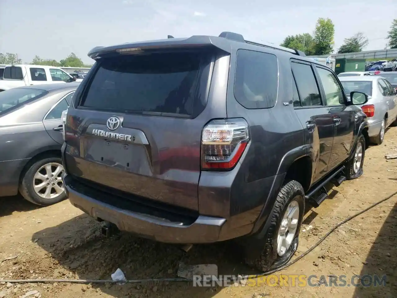 4 Фотография поврежденного автомобиля JTEEU5JRXM5245722 TOYOTA 4RUNNER 2021