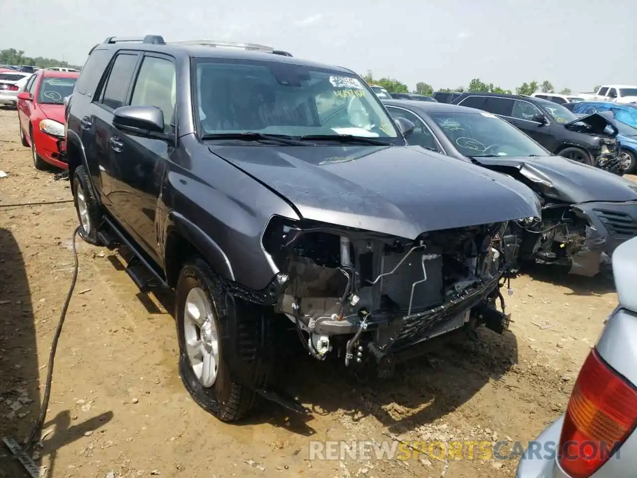 9 Photograph of a damaged car JTEEU5JRXM5245722 TOYOTA 4RUNNER 2021