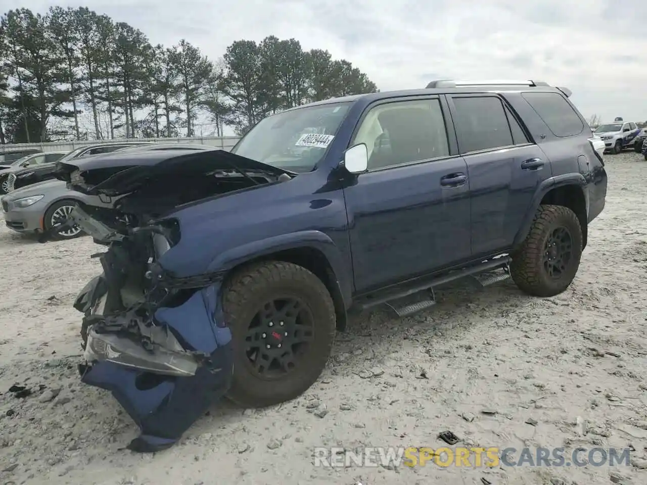 1 Photograph of a damaged car JTEFU5JR0M5229291 TOYOTA 4RUNNER 2021