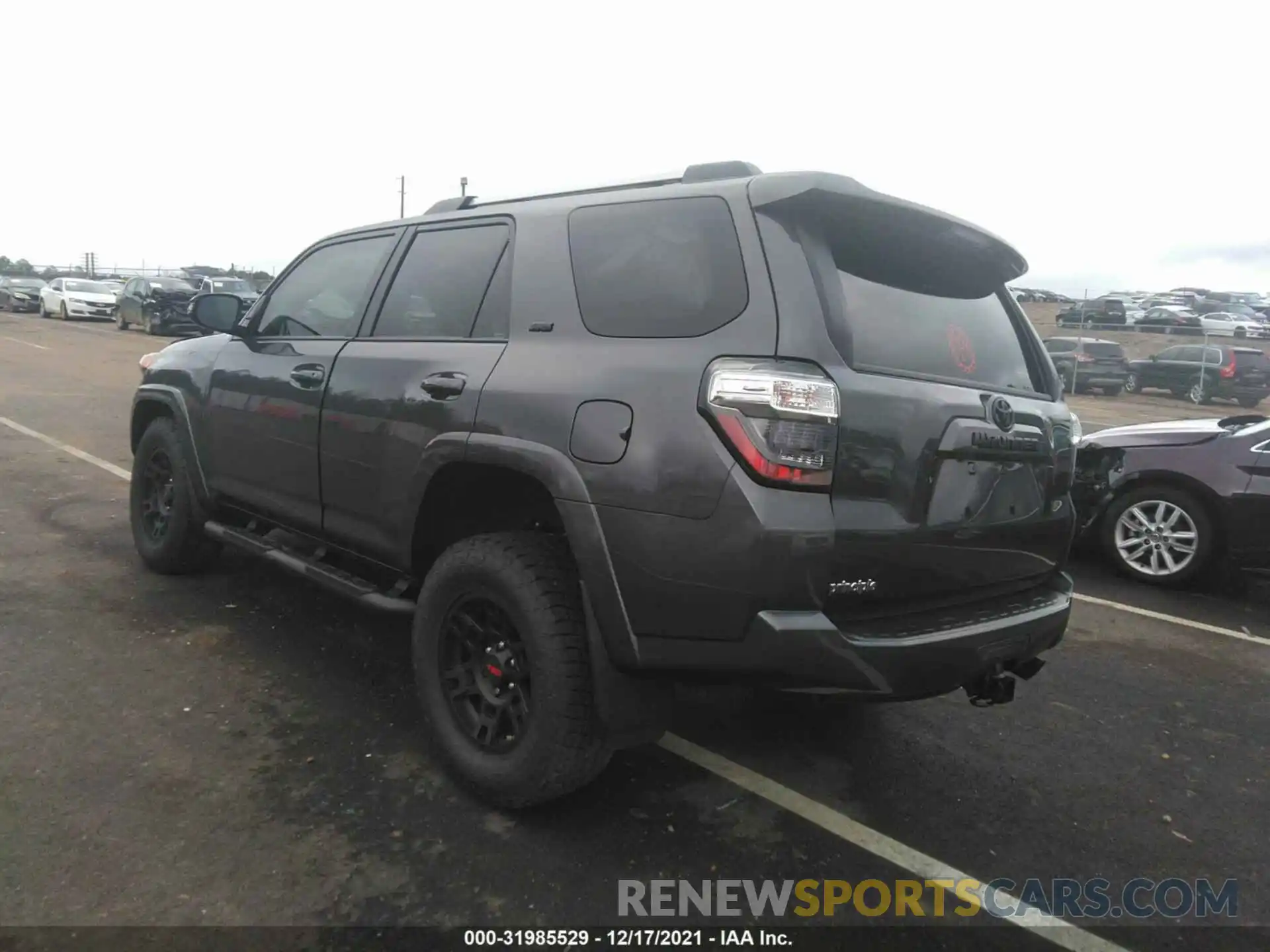 3 Photograph of a damaged car JTEFU5JR0M5244597 TOYOTA 4RUNNER 2021