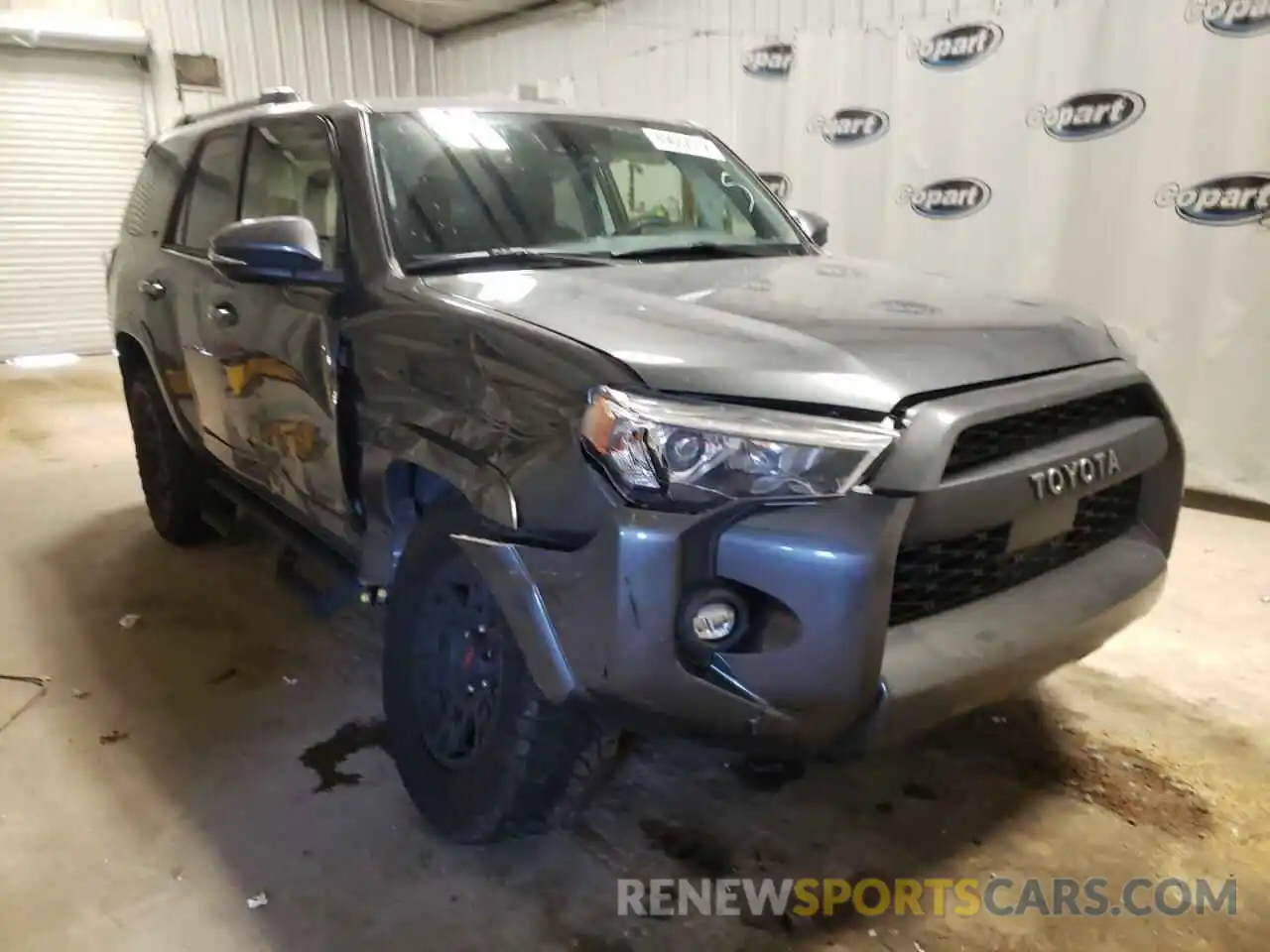 1 Photograph of a damaged car JTEFU5JR2M5228305 TOYOTA 4RUNNER 2021