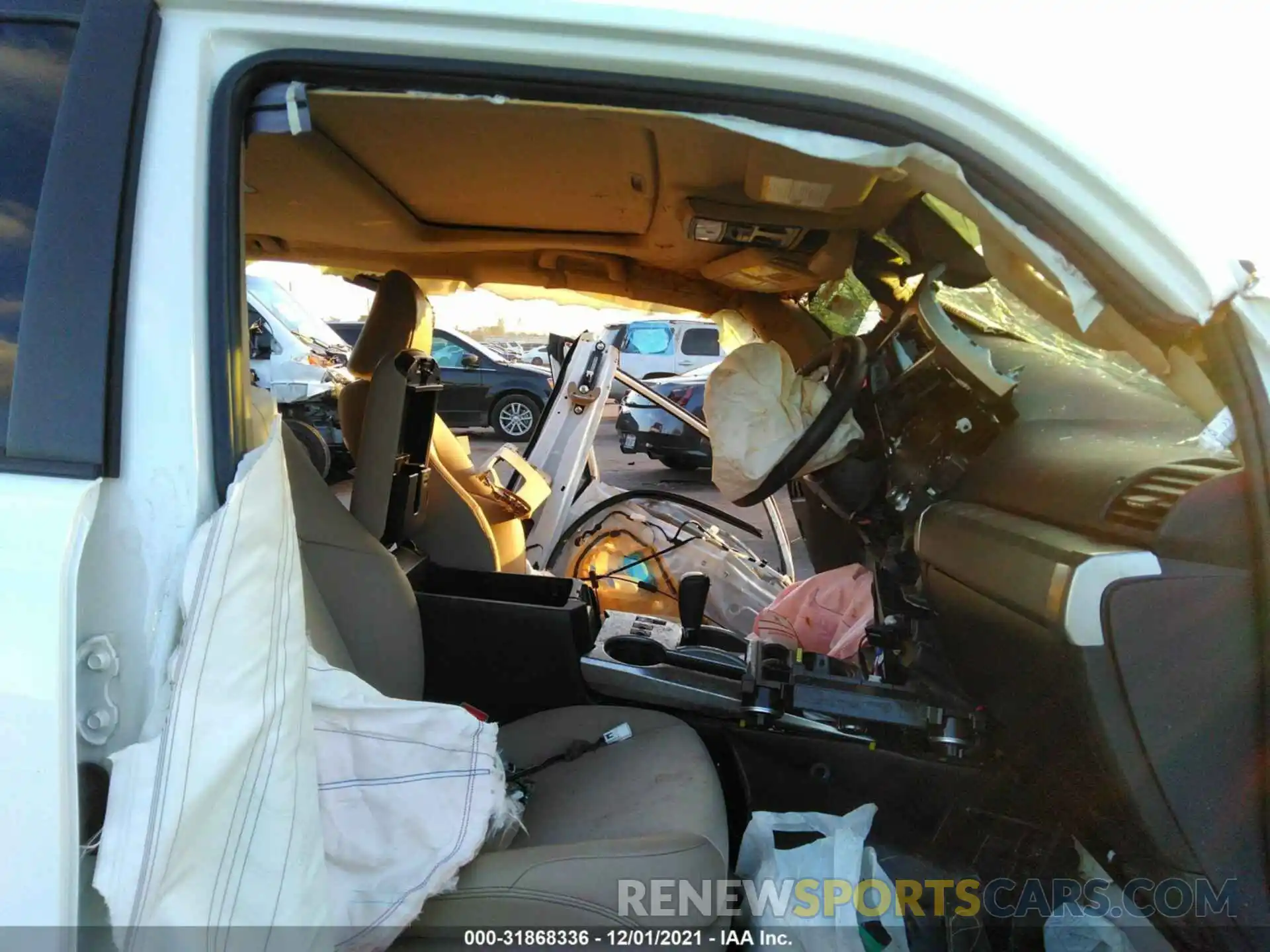 5 Photograph of a damaged car JTEFU5JR2M5230037 TOYOTA 4RUNNER 2021