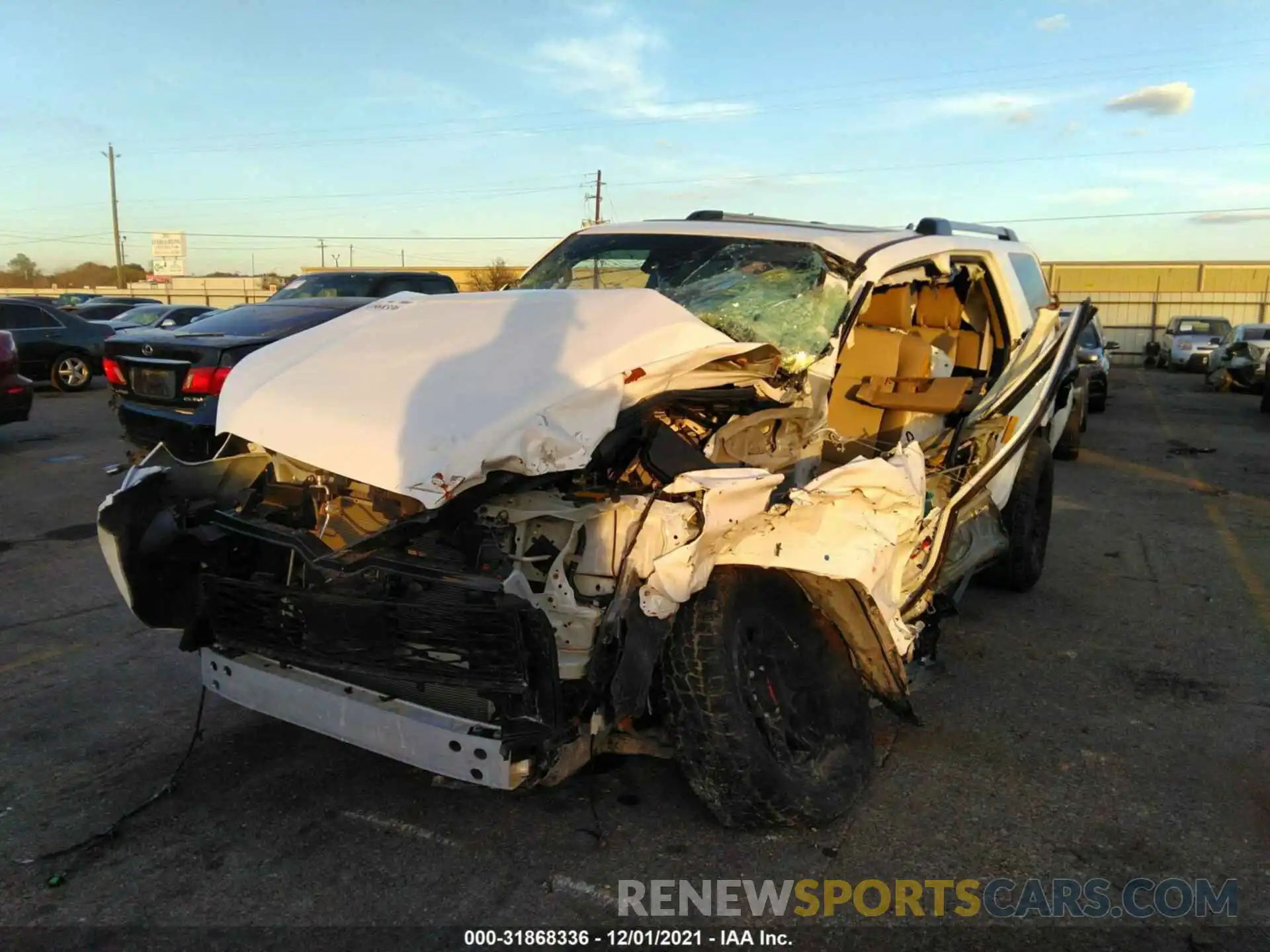 6 Photograph of a damaged car JTEFU5JR2M5230037 TOYOTA 4RUNNER 2021