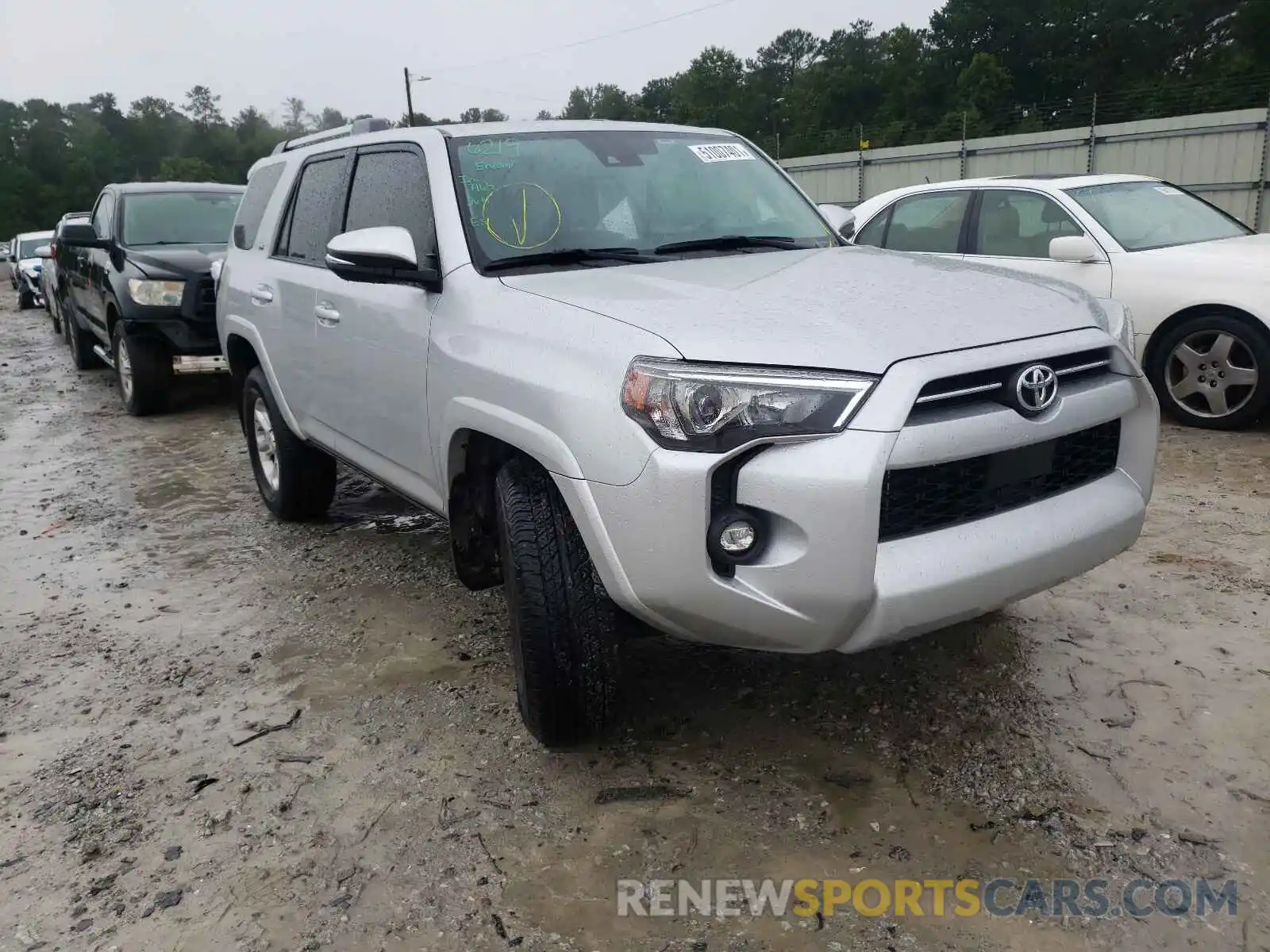 1 Photograph of a damaged car JTEFU5JR2M5235013 TOYOTA 4RUNNER 2021