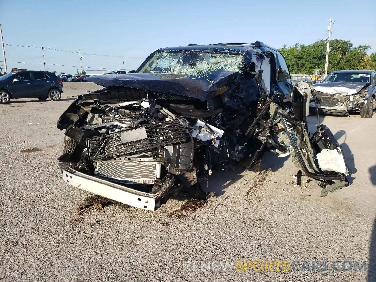 2 Photograph of a damaged car JTEFU5JR2M5245282 TOYOTA 4RUNNER 2021