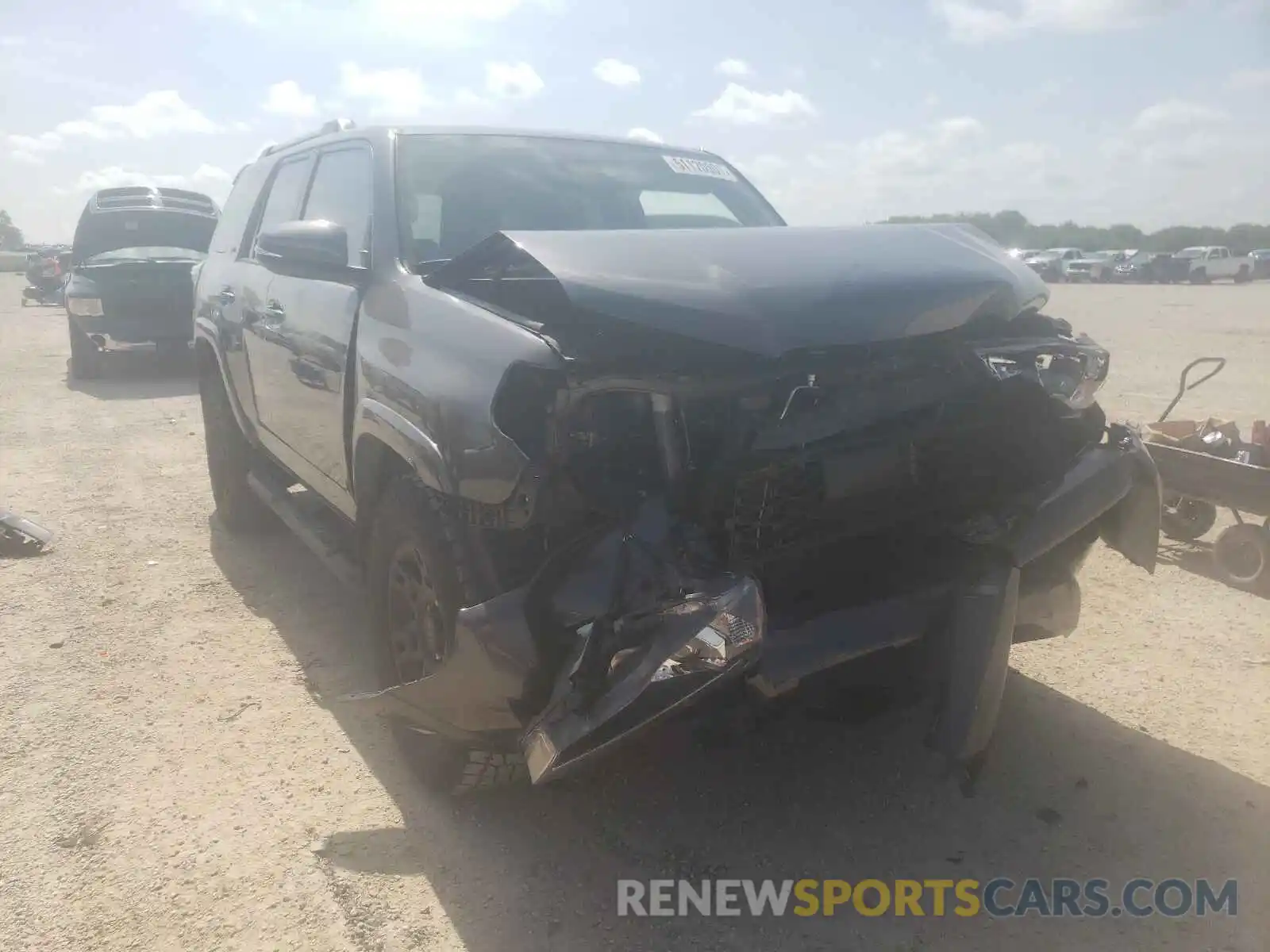 1 Photograph of a damaged car JTEFU5JR4M5233022 TOYOTA 4RUNNER 2021