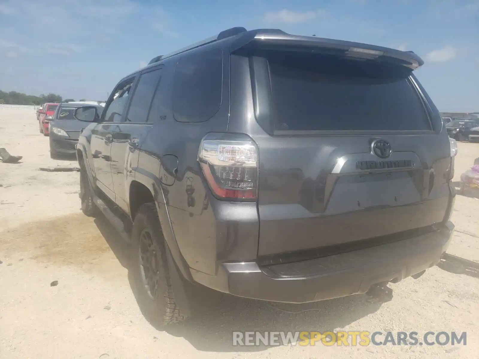 3 Photograph of a damaged car JTEFU5JR4M5233022 TOYOTA 4RUNNER 2021