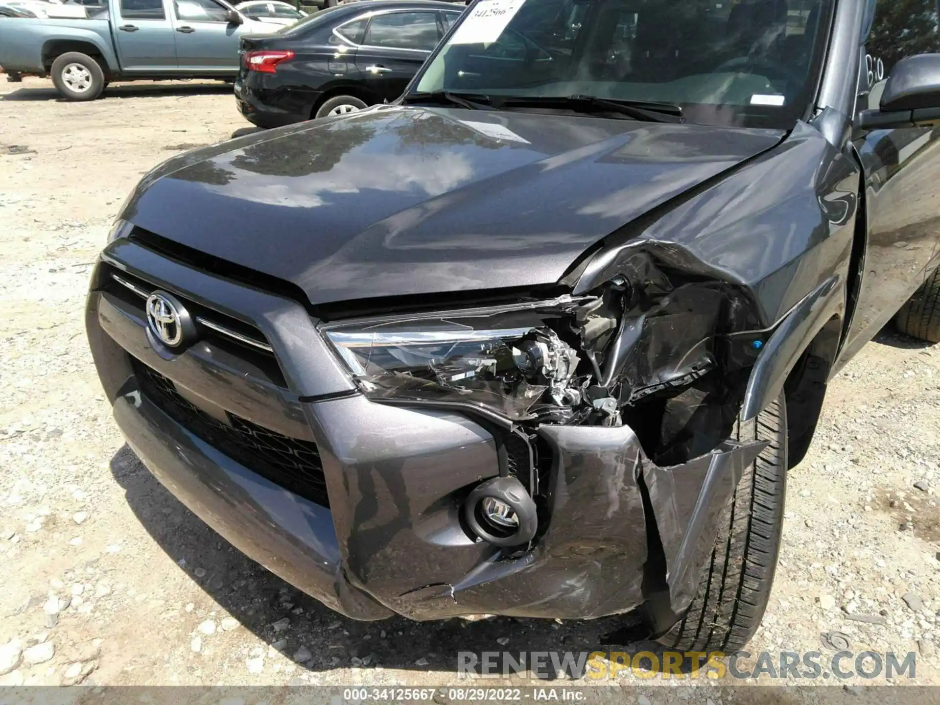 6 Photograph of a damaged car JTEFU5JR4M5237247 TOYOTA 4RUNNER 2021