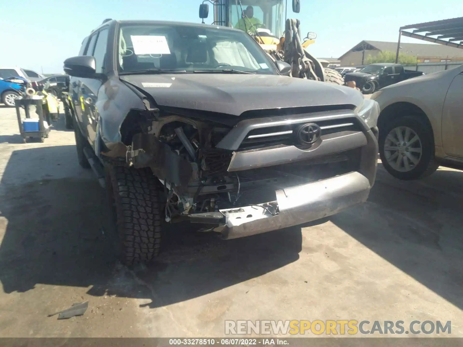 6 Photograph of a damaged car JTEFU5JR4M5244103 TOYOTA 4RUNNER 2021