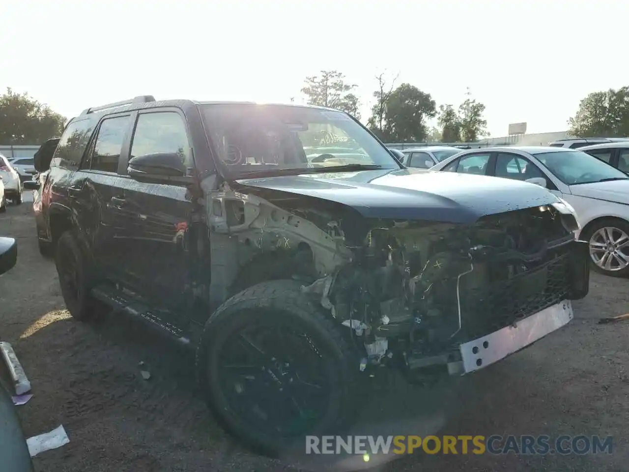 1 Photograph of a damaged car JTEFU5JR4M5249124 TOYOTA 4RUNNER 2021