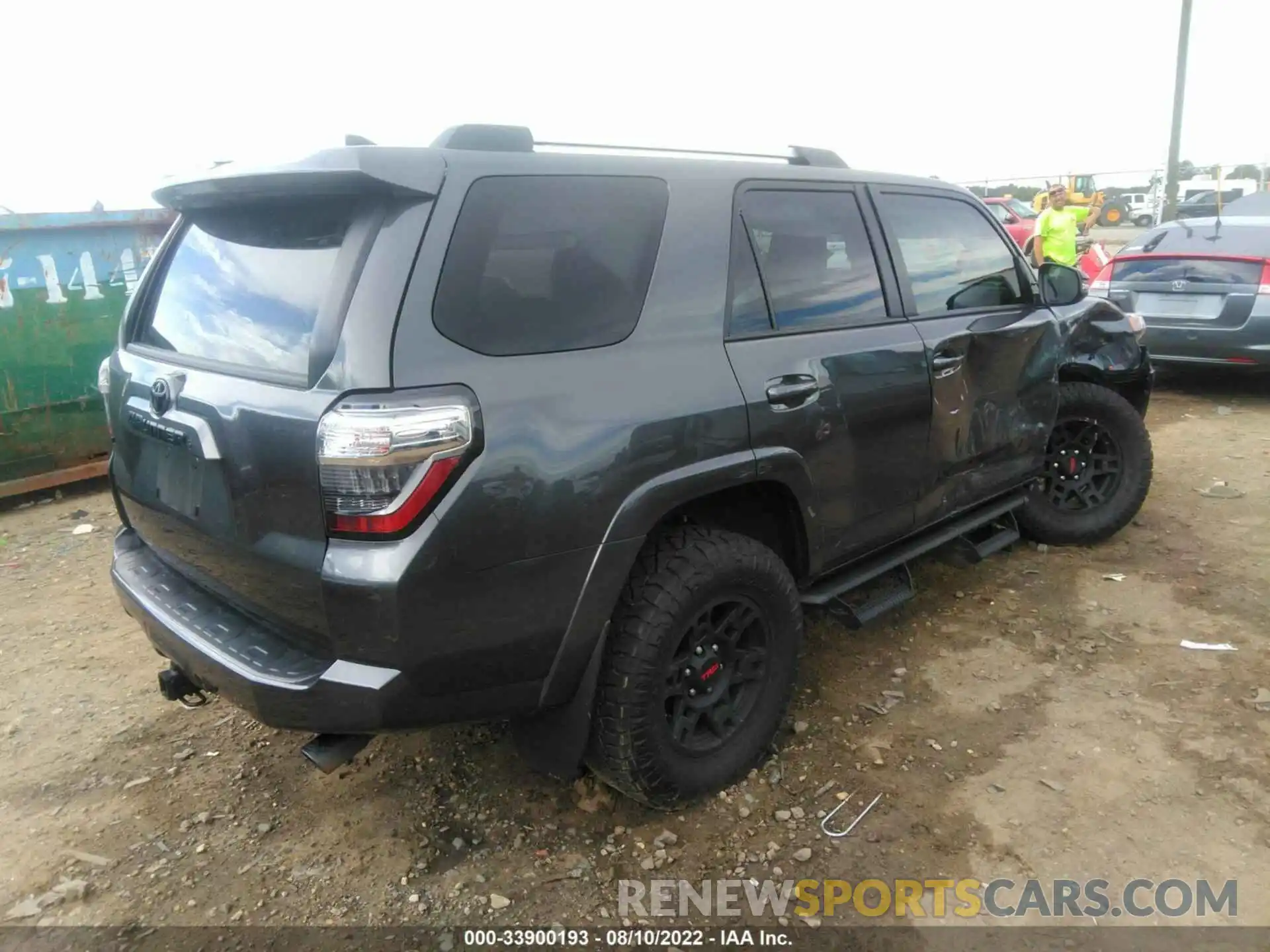 4 Фотография поврежденного автомобиля JTEFU5JR5M5241193 TOYOTA 4RUNNER 2021