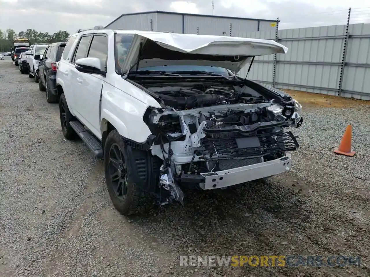 9 Photograph of a damaged car JTEFU5JR5M5242134 TOYOTA 4RUNNER 2021