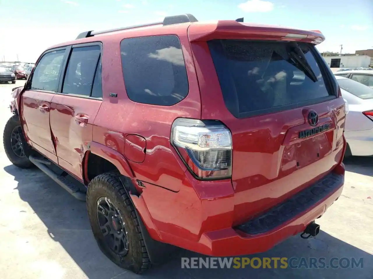 3 Photograph of a damaged car JTEFU5JR6M5232258 TOYOTA 4RUNNER 2021