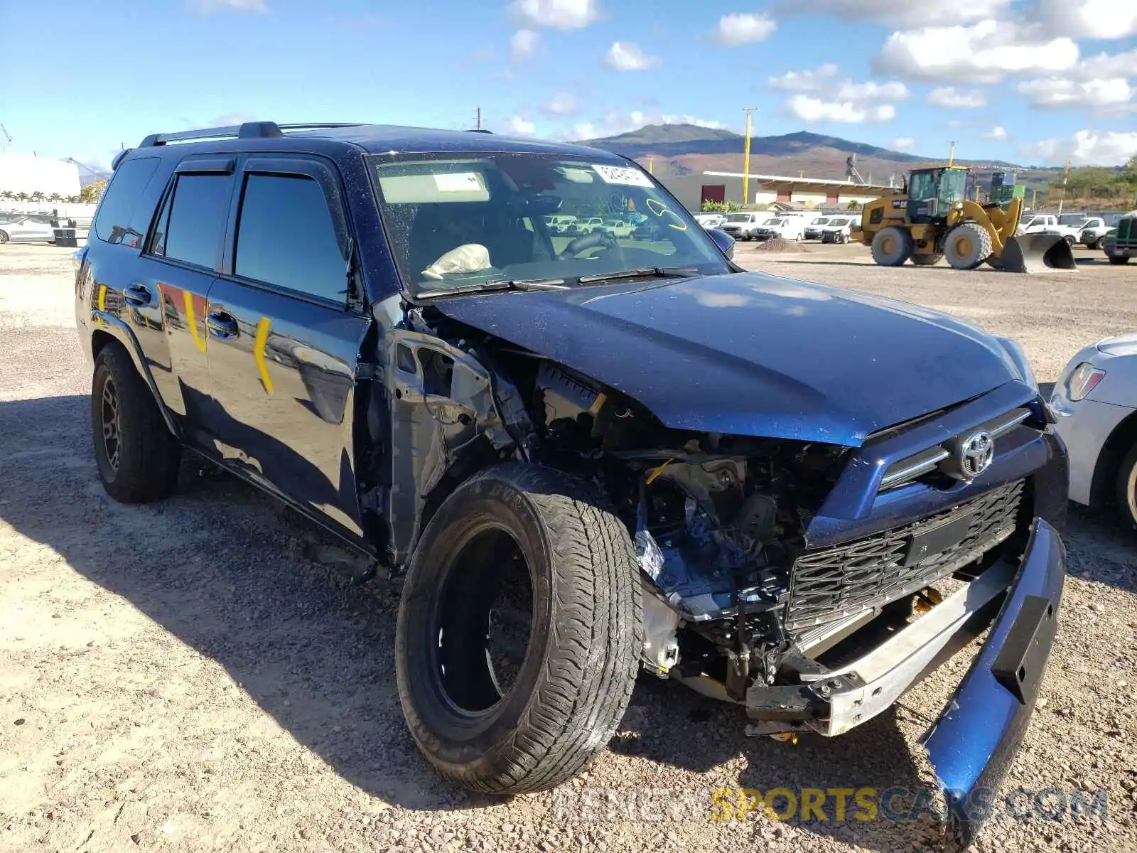 1 Photograph of a damaged car JTEFU5JR6M5237881 TOYOTA 4RUNNER 2021