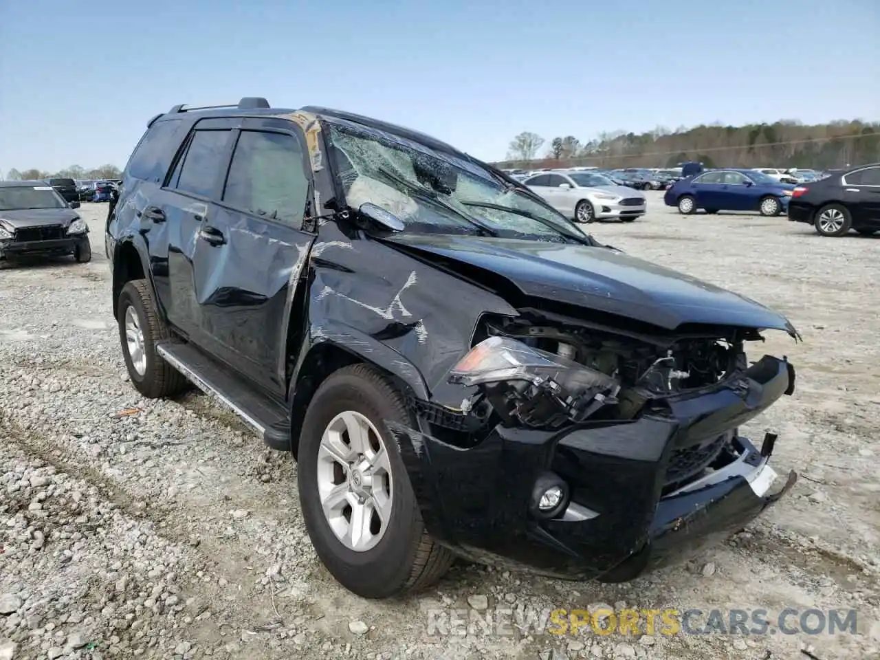 1 Photograph of a damaged car JTEFU5JR6M5246547 TOYOTA 4RUNNER 2021