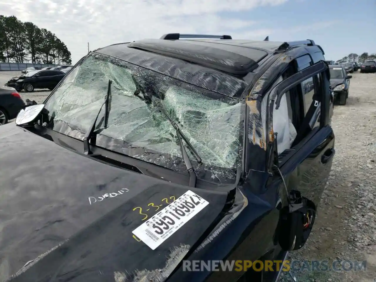 9 Photograph of a damaged car JTEFU5JR6M5246547 TOYOTA 4RUNNER 2021