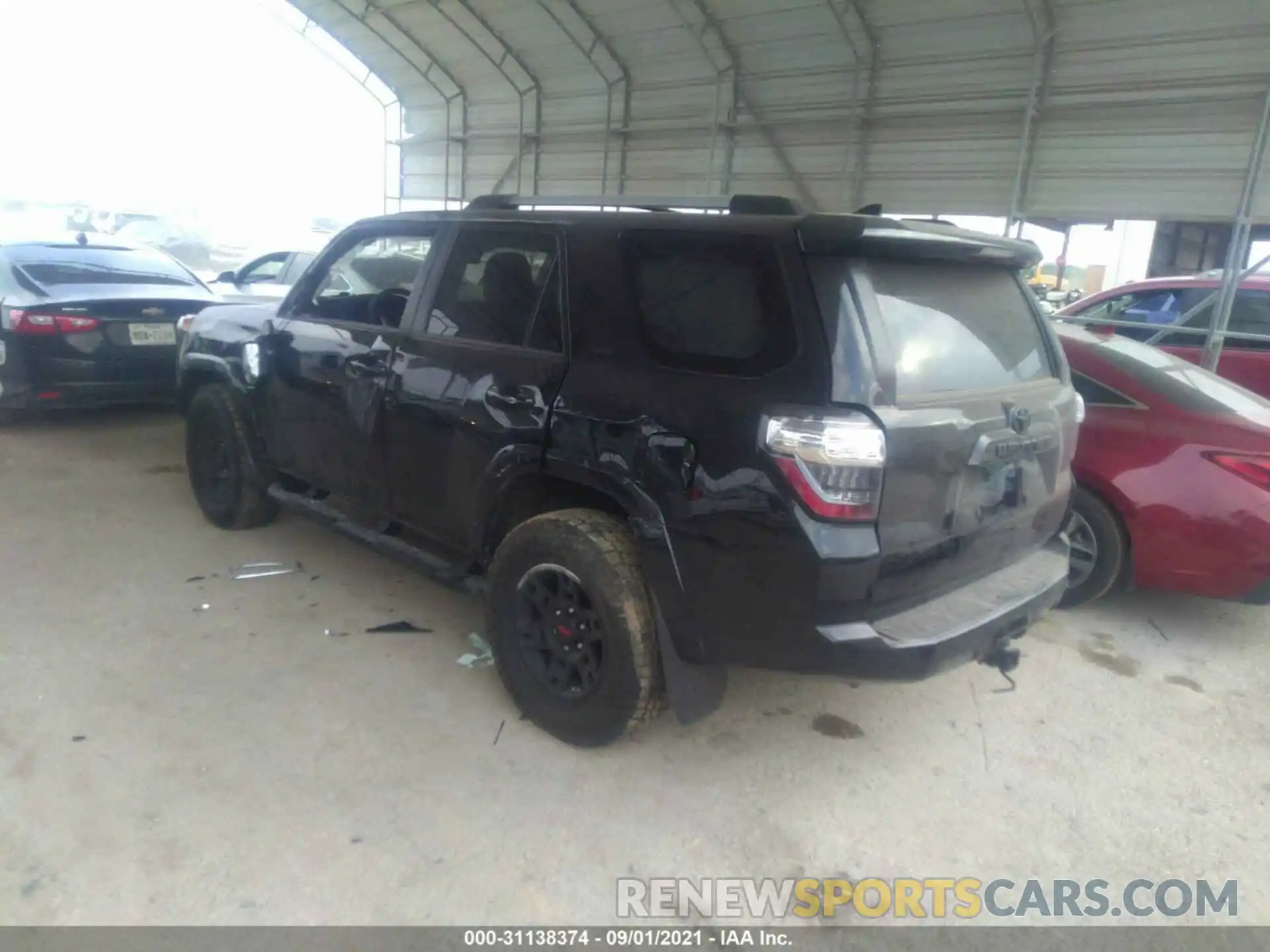 3 Photograph of a damaged car JTEFU5JR6M5248203 TOYOTA 4RUNNER 2021