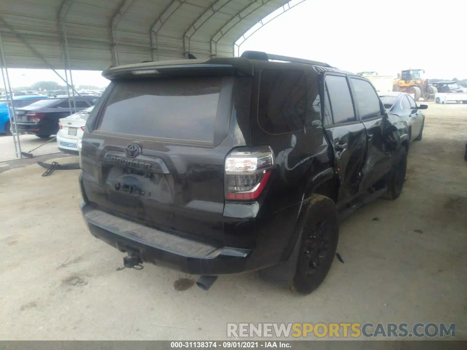 4 Photograph of a damaged car JTEFU5JR6M5248203 TOYOTA 4RUNNER 2021