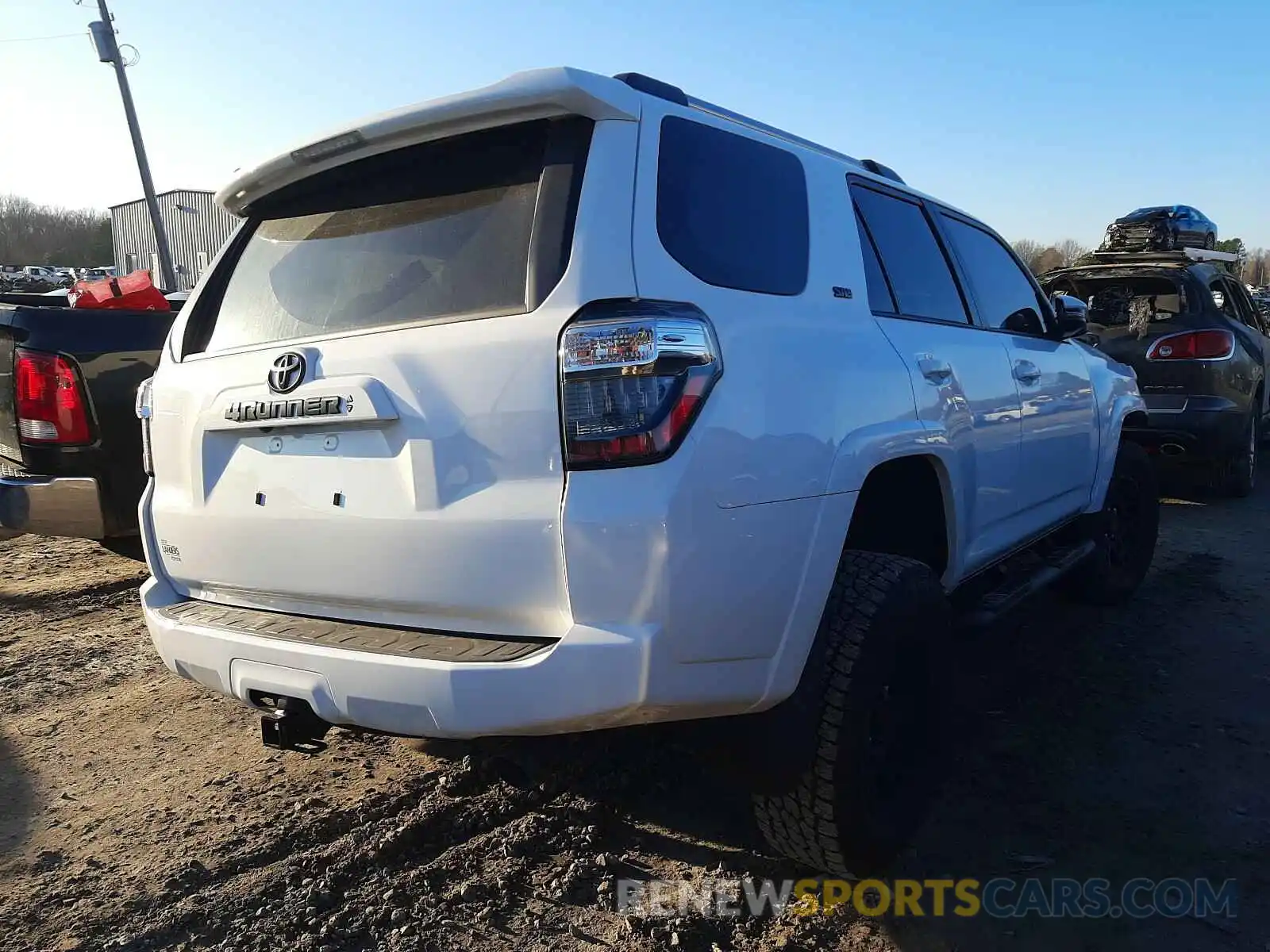 4 Фотография поврежденного автомобиля JTEFU5JR7M5230891 TOYOTA 4RUNNER 2021