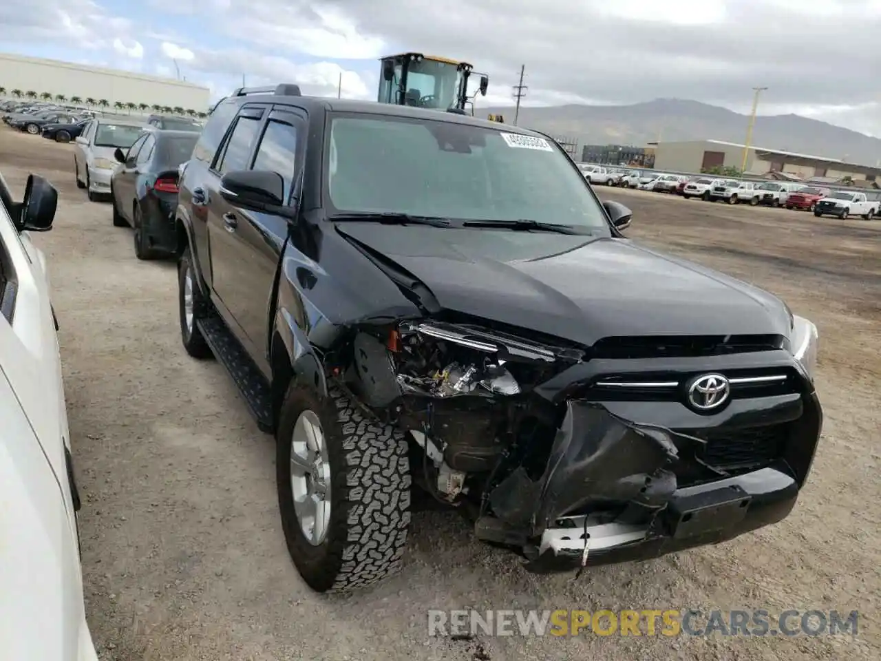 1 Photograph of a damaged car JTEFU5JR7M5232723 TOYOTA 4RUNNER 2021