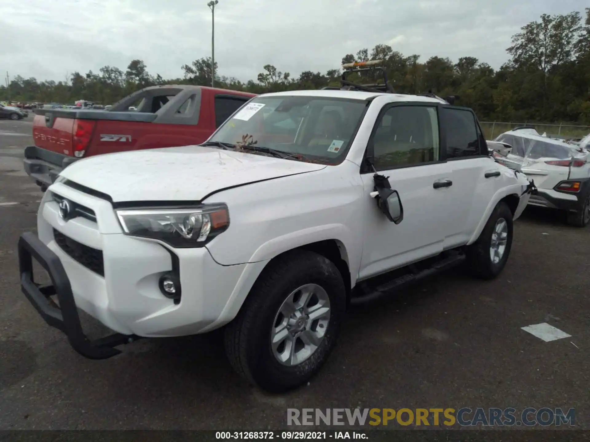 2 Photograph of a damaged car JTEFU5JR7M5235430 TOYOTA 4RUNNER 2021